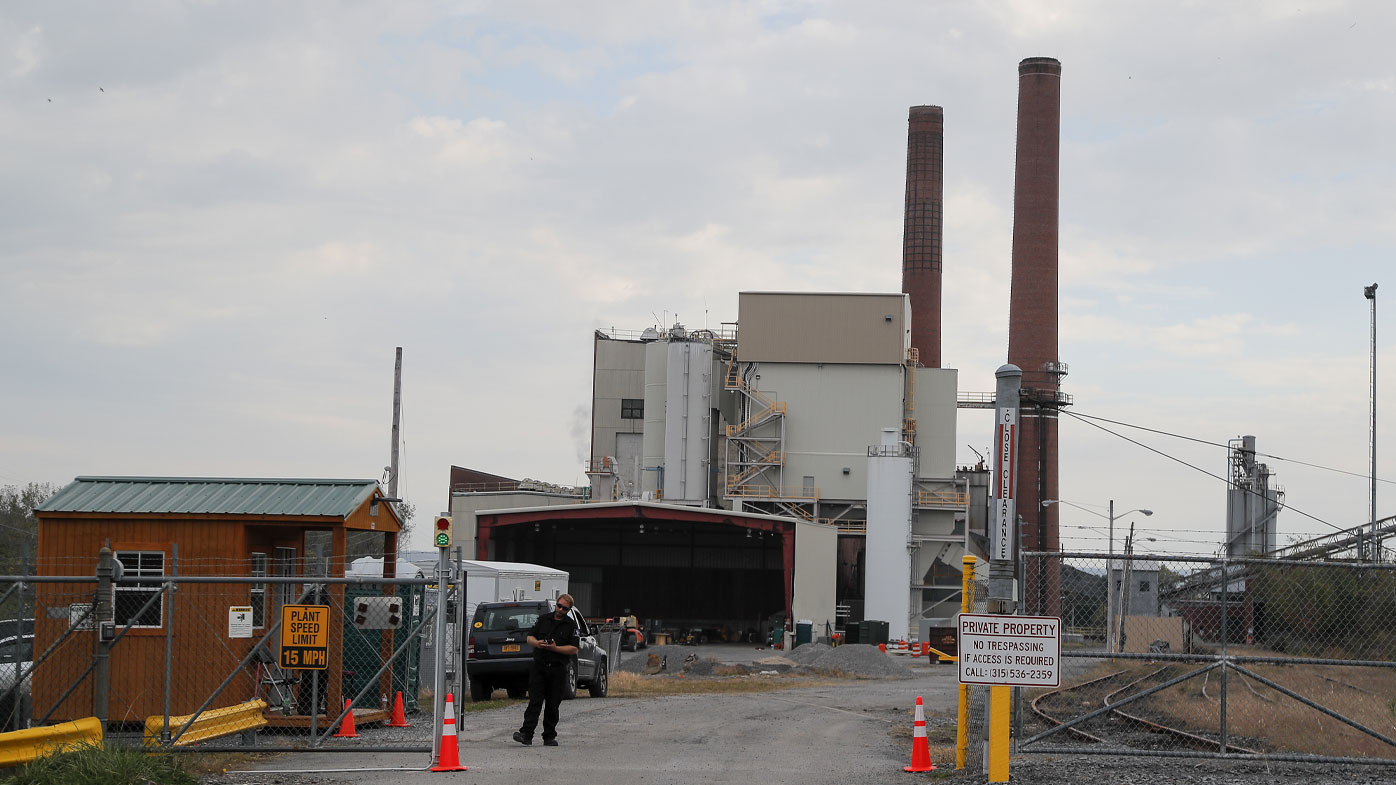 Greenidge Generation power plant now powers computer servers used for bitcoin mining.