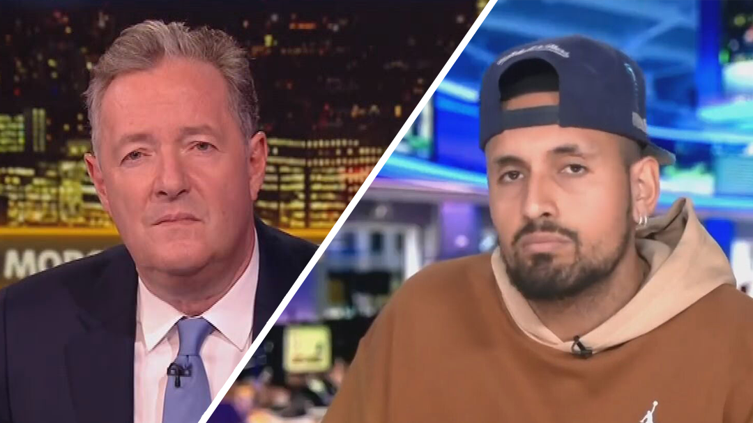 Nick Kyrgios and Piers Morgan are set to face off in an explosive interview.