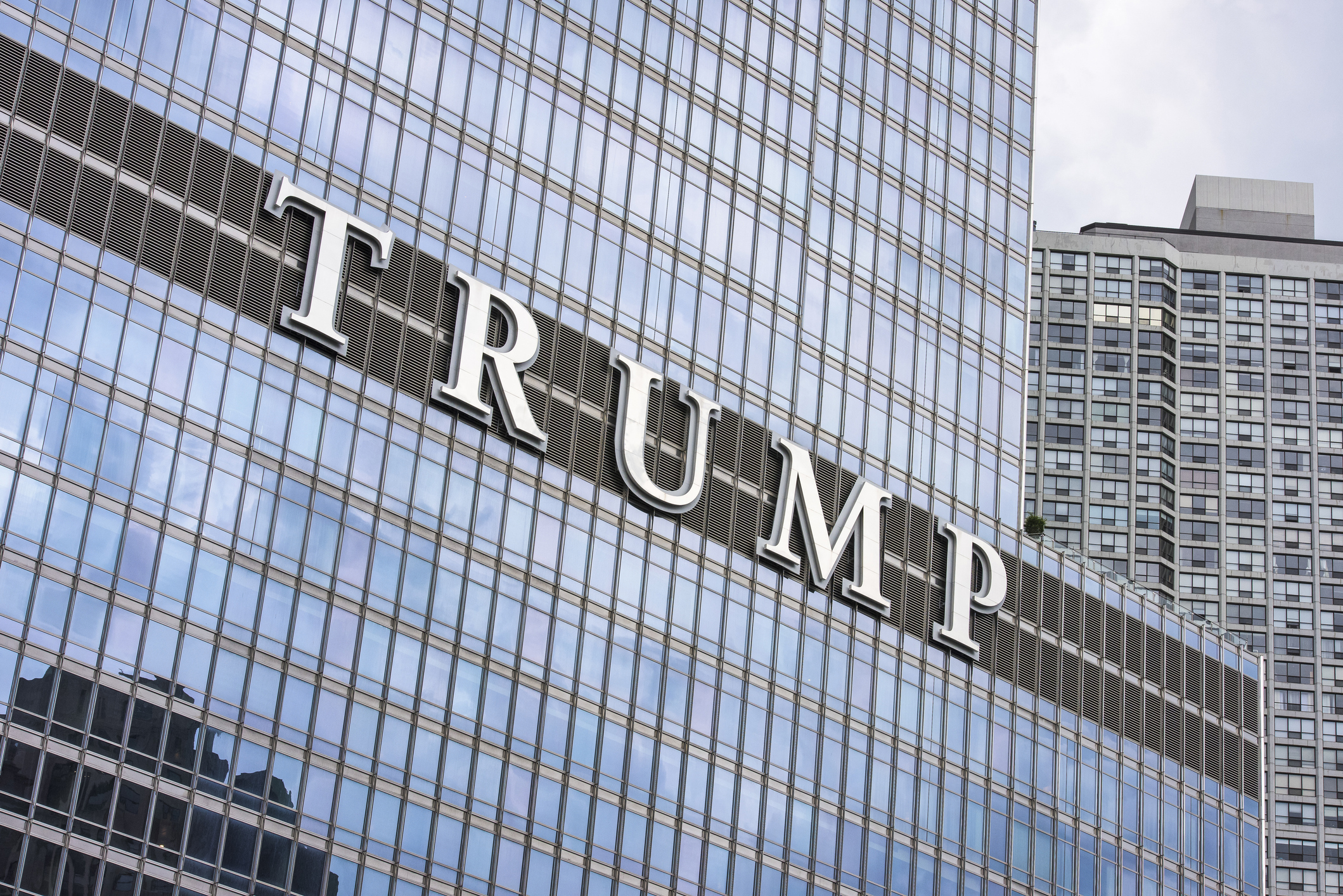 Trump Tower is a skyscraper in downtown Chicago. 