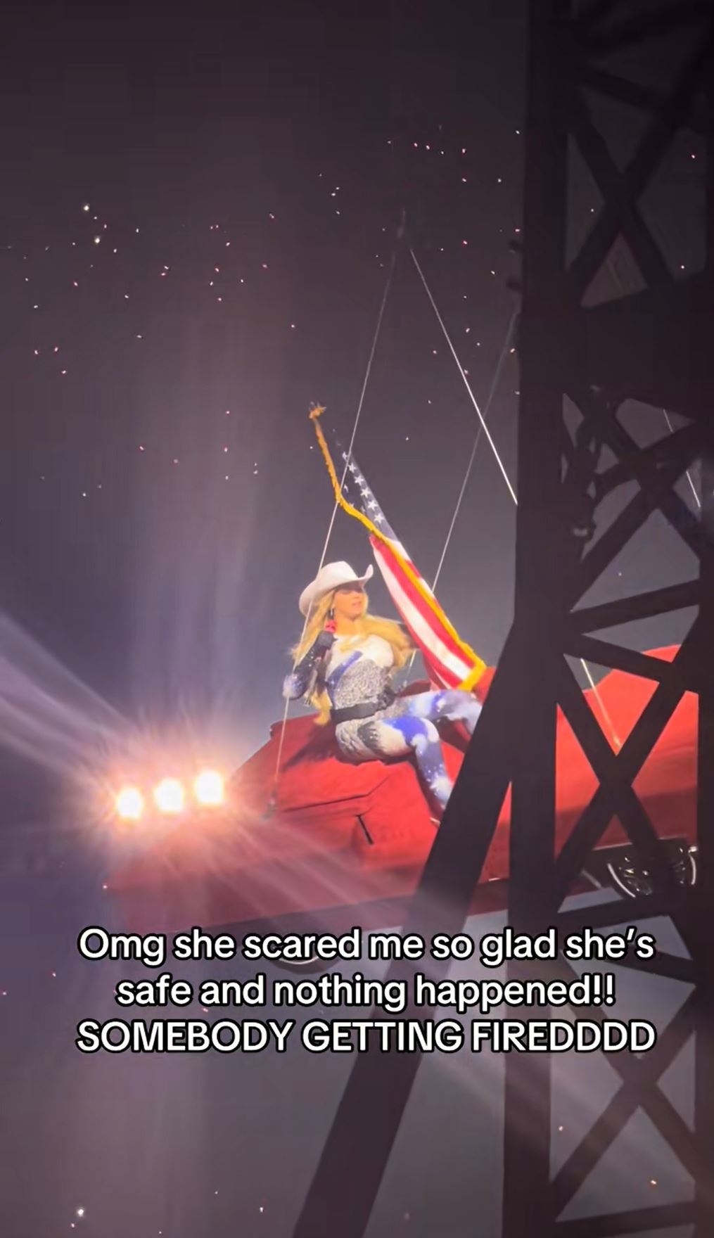 Beyonce car malfunction during Houston show