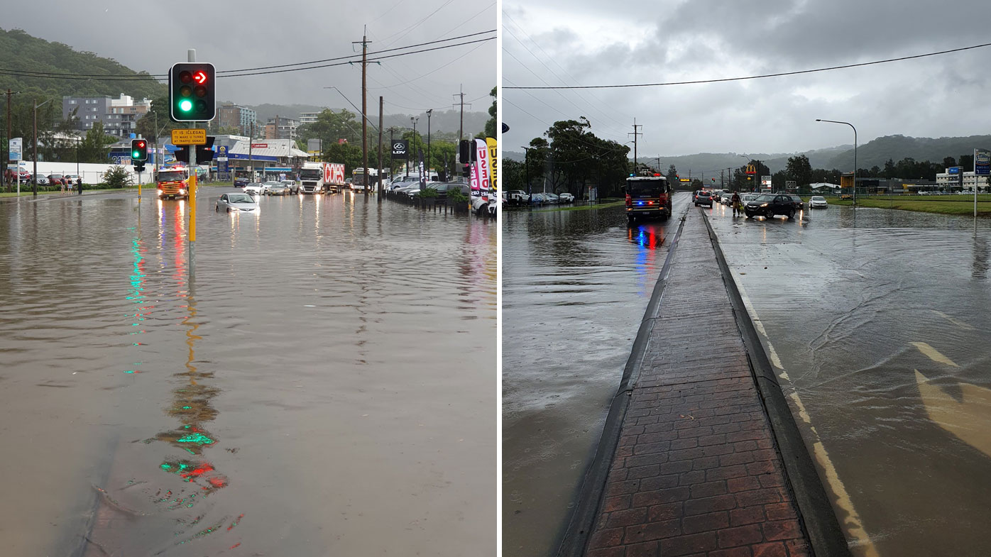 Central Coast NSW Sydney storms flooding