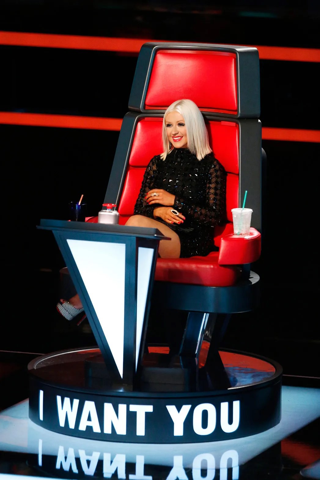 Christina Aguilera on The Voice US