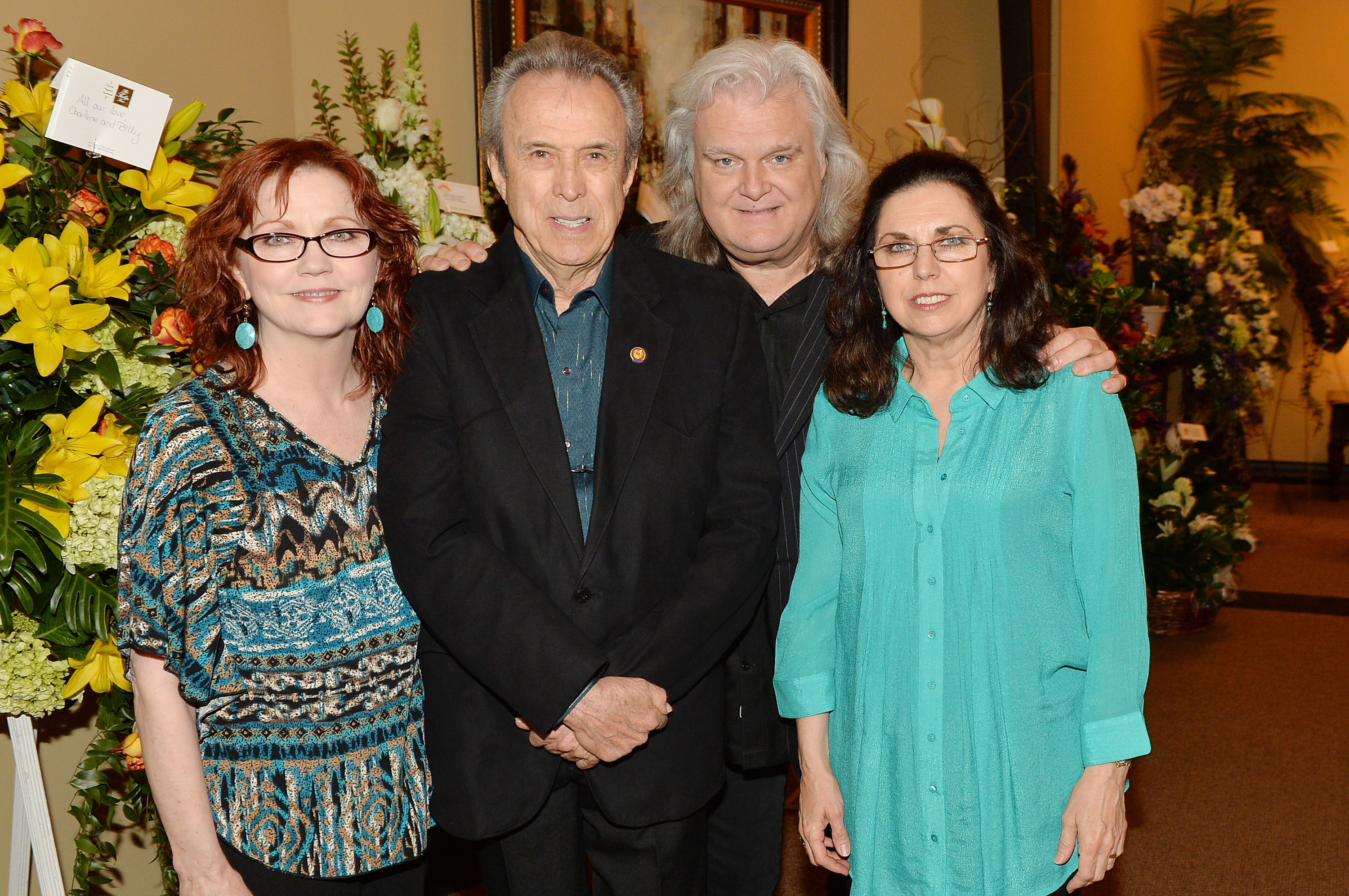 Cheryl White, Buck White, Ricky Skaggs, and Sharon White