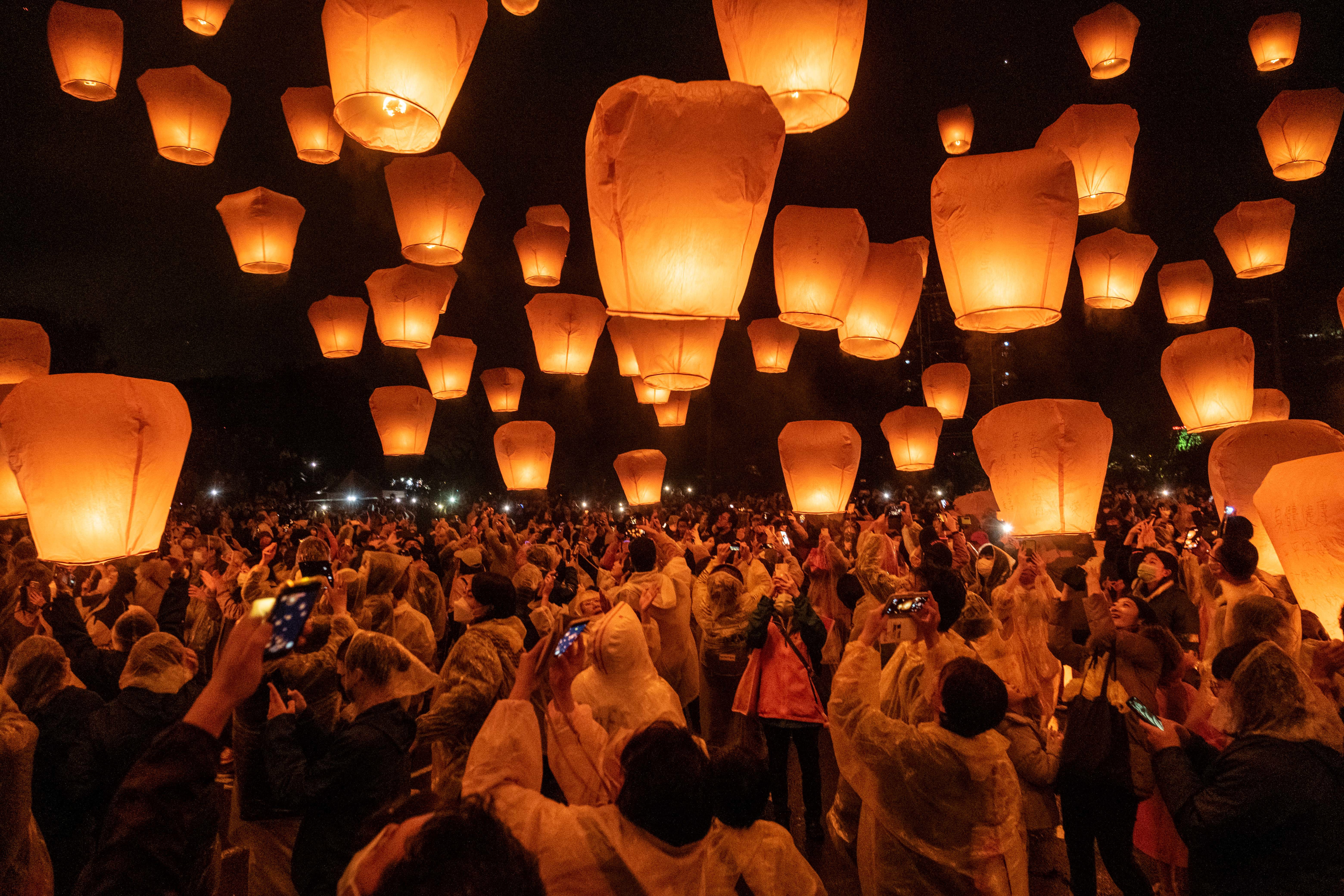 Pictures of the week: Famed Taiwan lantern festival lights up the sky