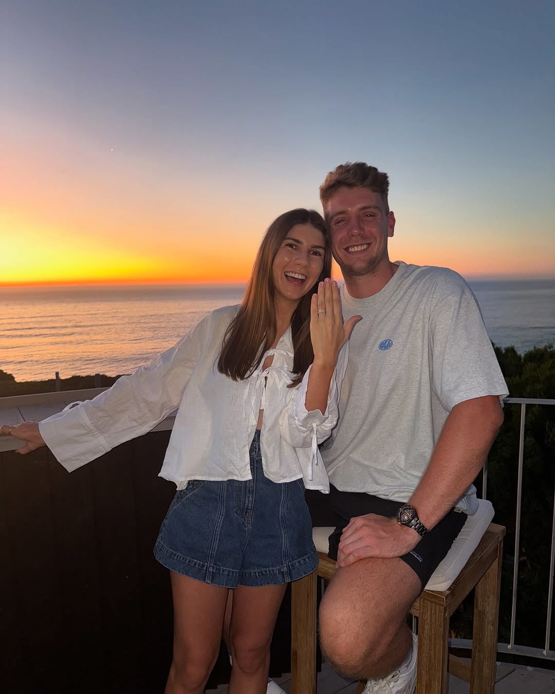 Cricketer Cameron Green engagement