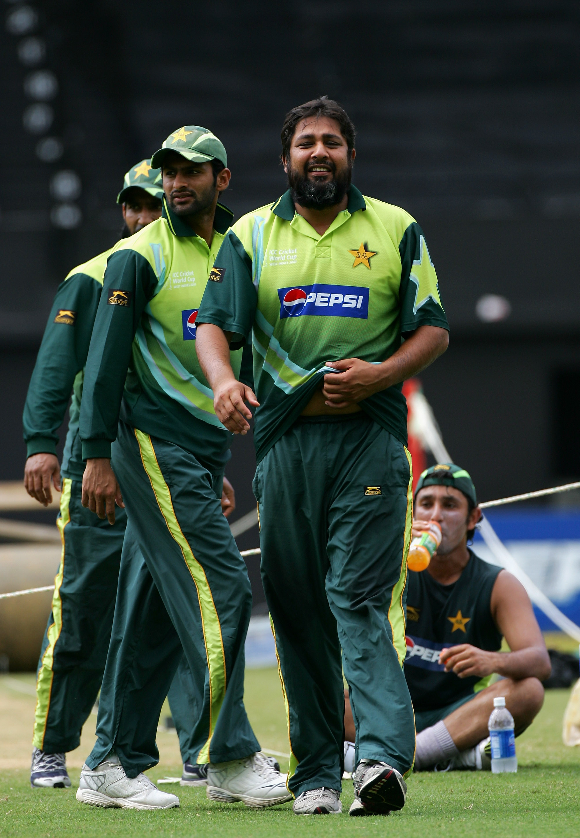 Inzamam-ul-Huq during the 2007 World Cup.