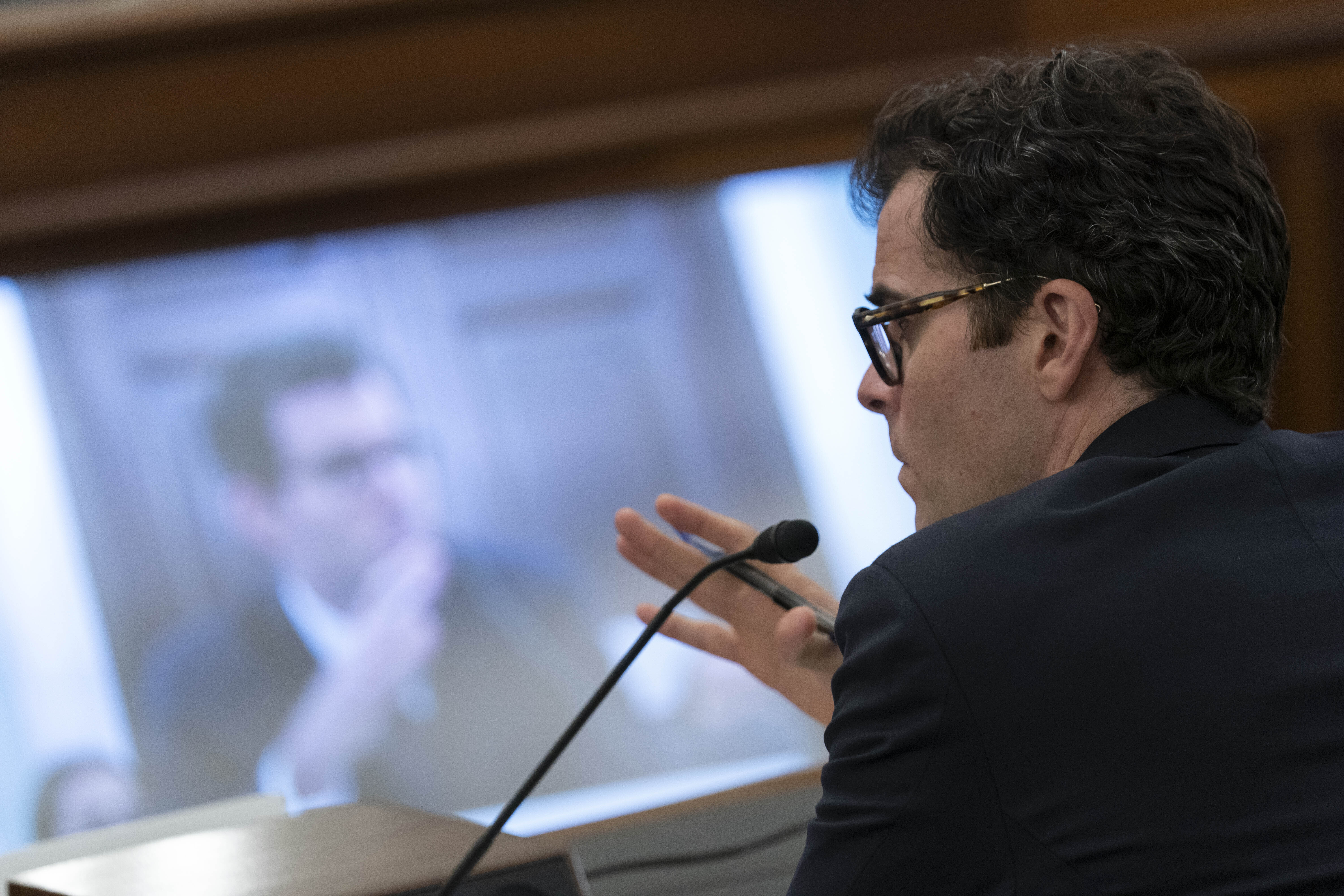 Adam Mosseri, the head of Instagram, testifies before the Senate Commerce, Science, and Transportation Subcommittee. 