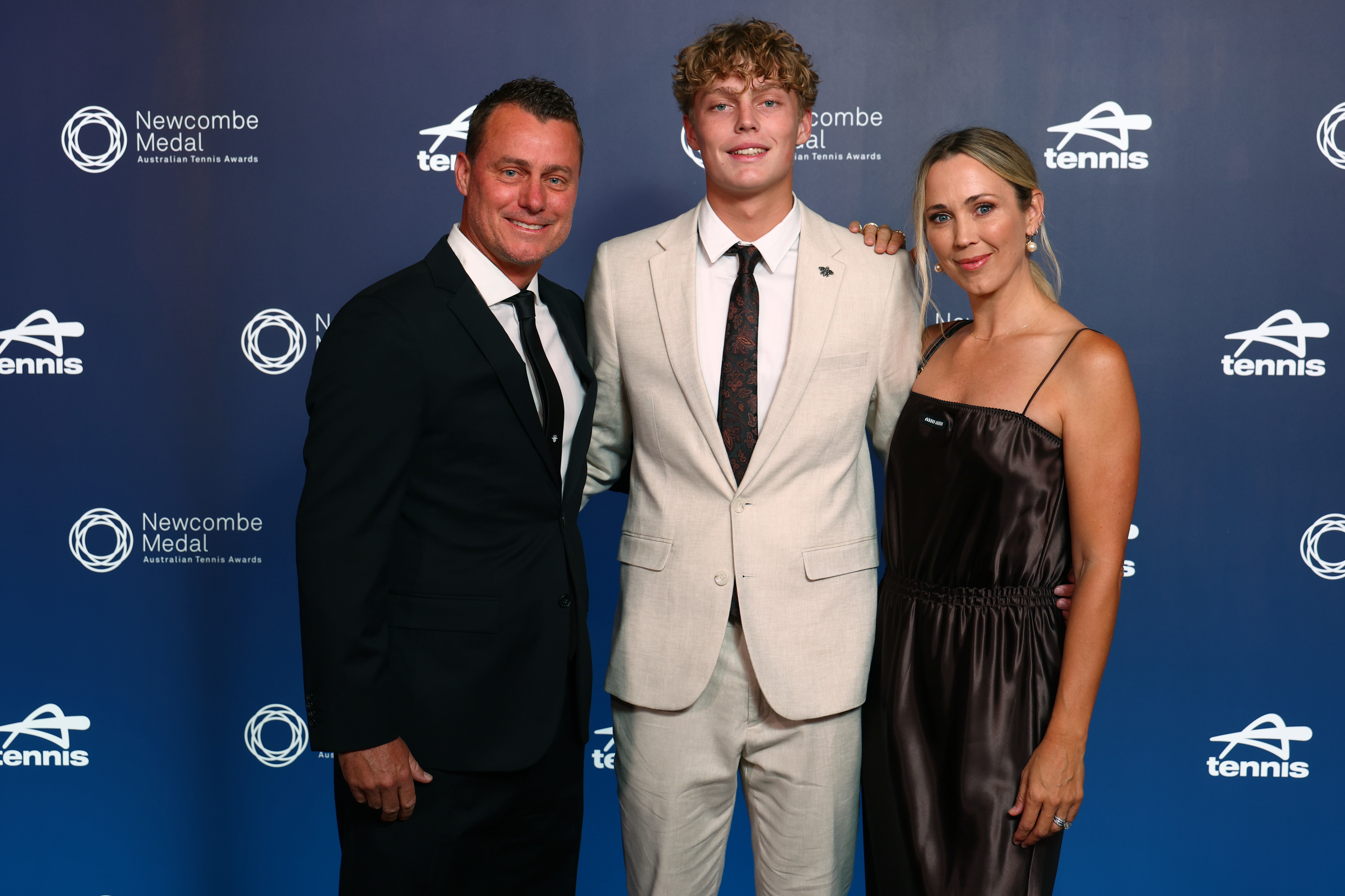 Lleyton Hewitt, Cruz Hewitt and Bec Hewitt 