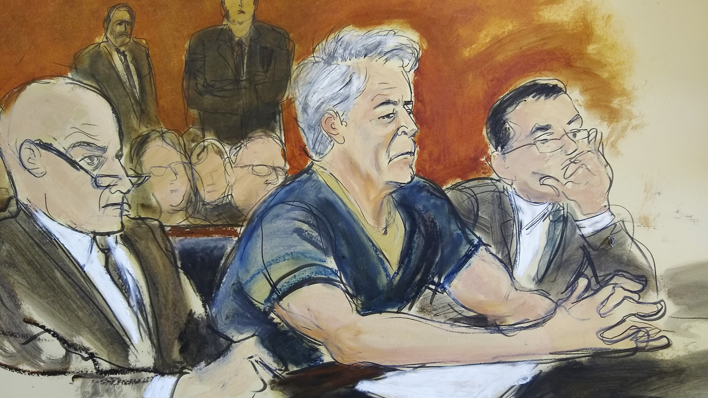 Jeffrey Epstein se declaró inocente de los cargos de tráfico sexual.