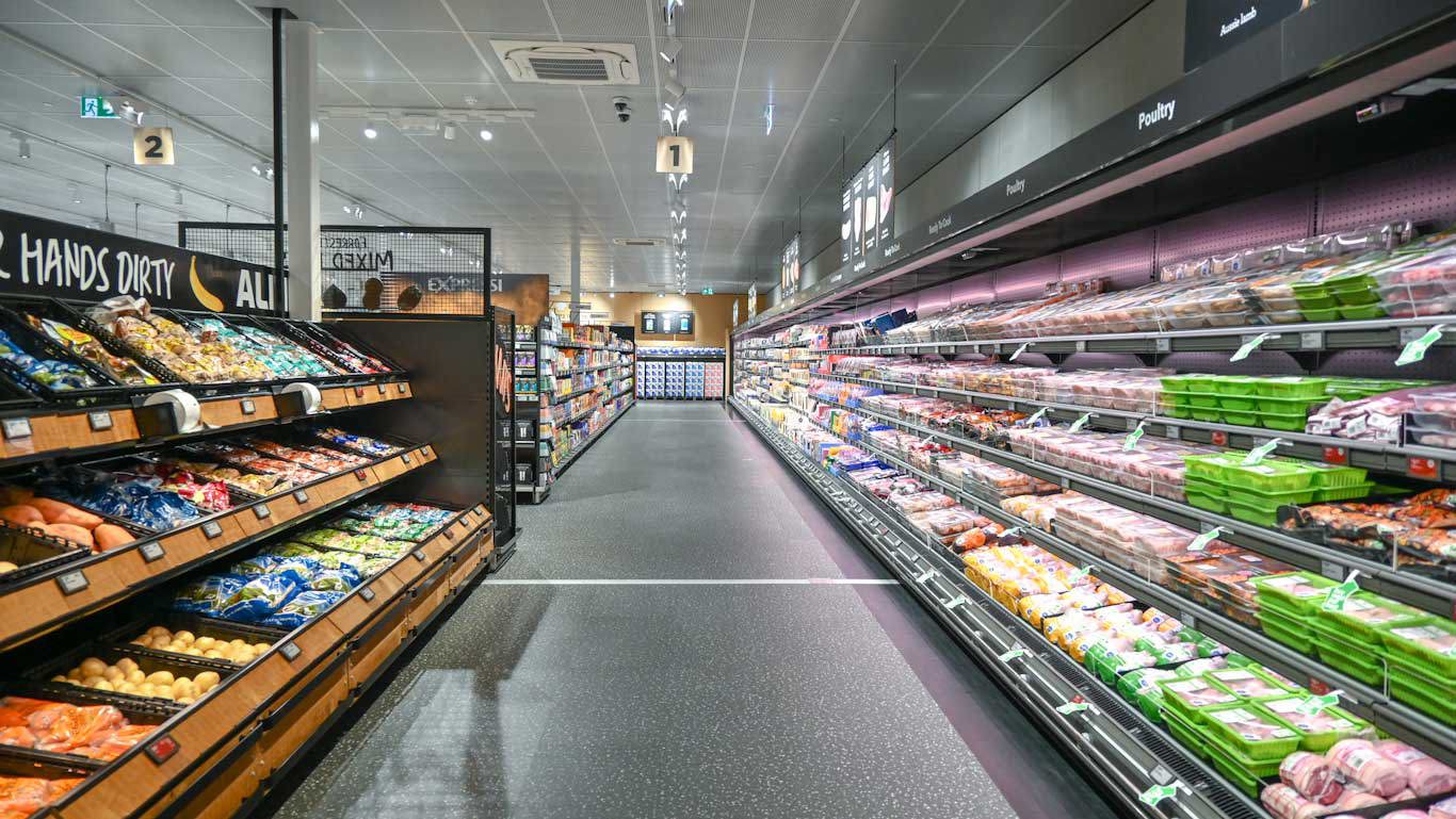 Open fridges contribute to the 'arctic aisle effect' in some supermarkets.