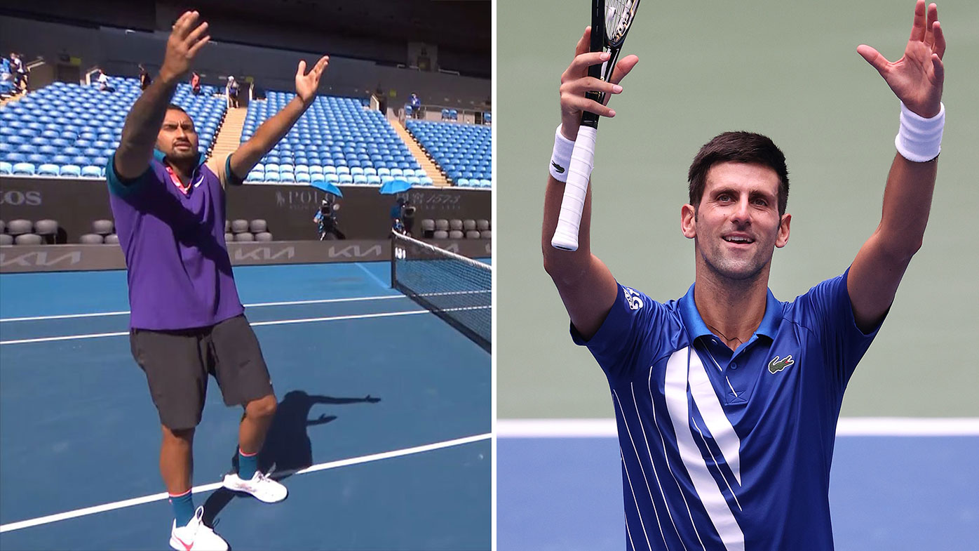 Nick Kyrgios, Novak Djokovic 