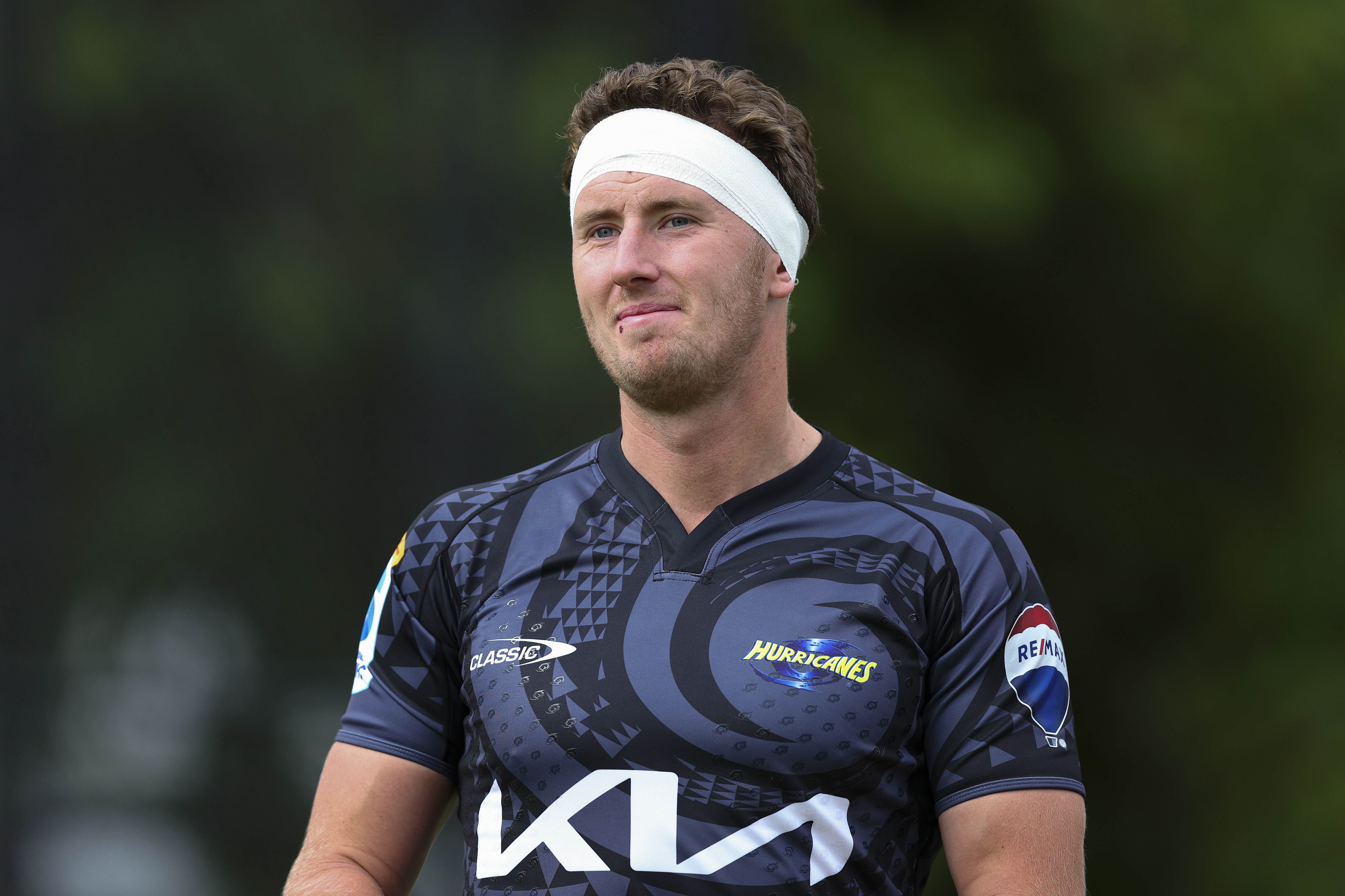 Ben Grant during a Hurricanes training session at NZCIS in Wellington.