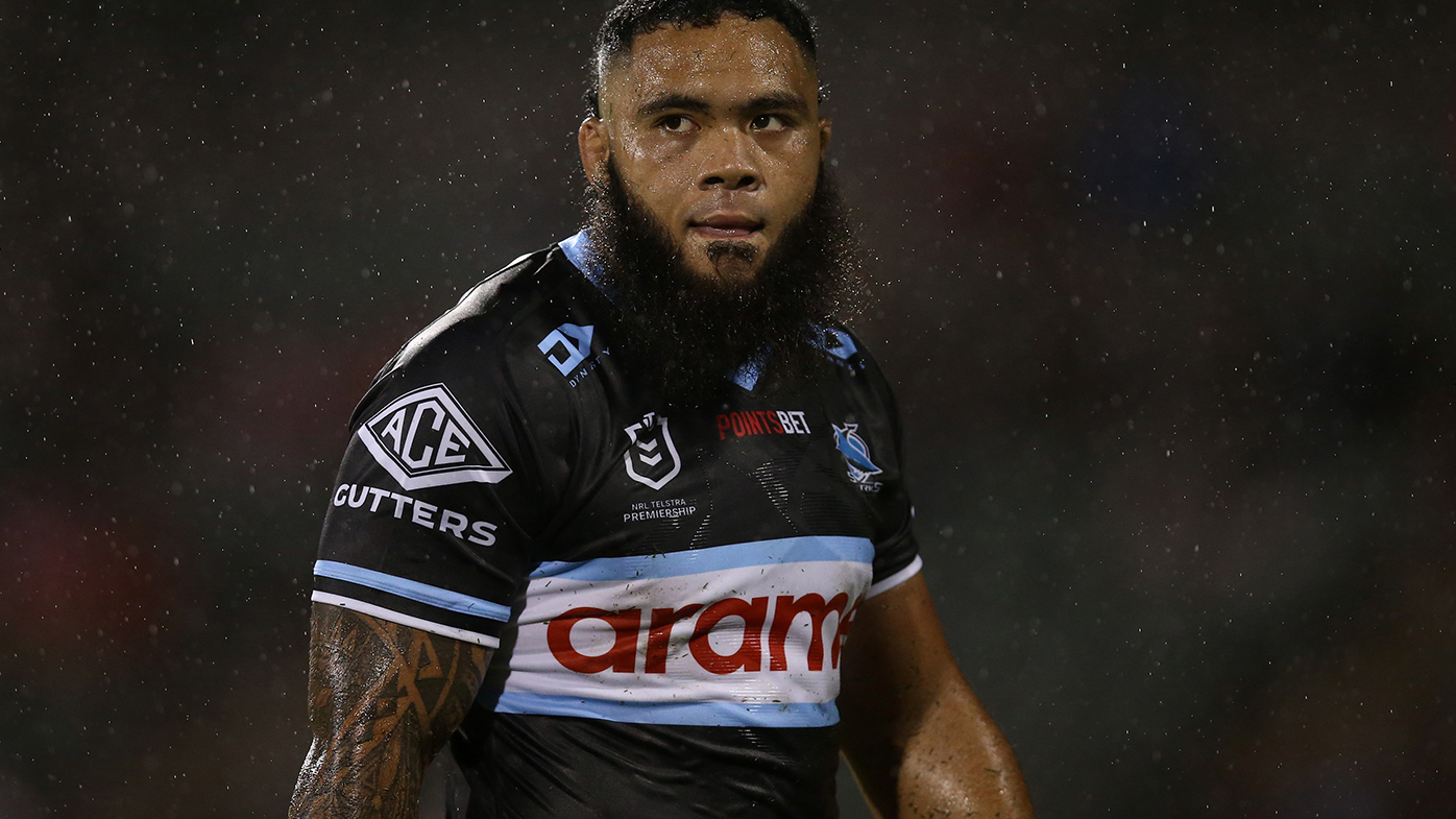 Cronulla forward Siosifa Talakai.