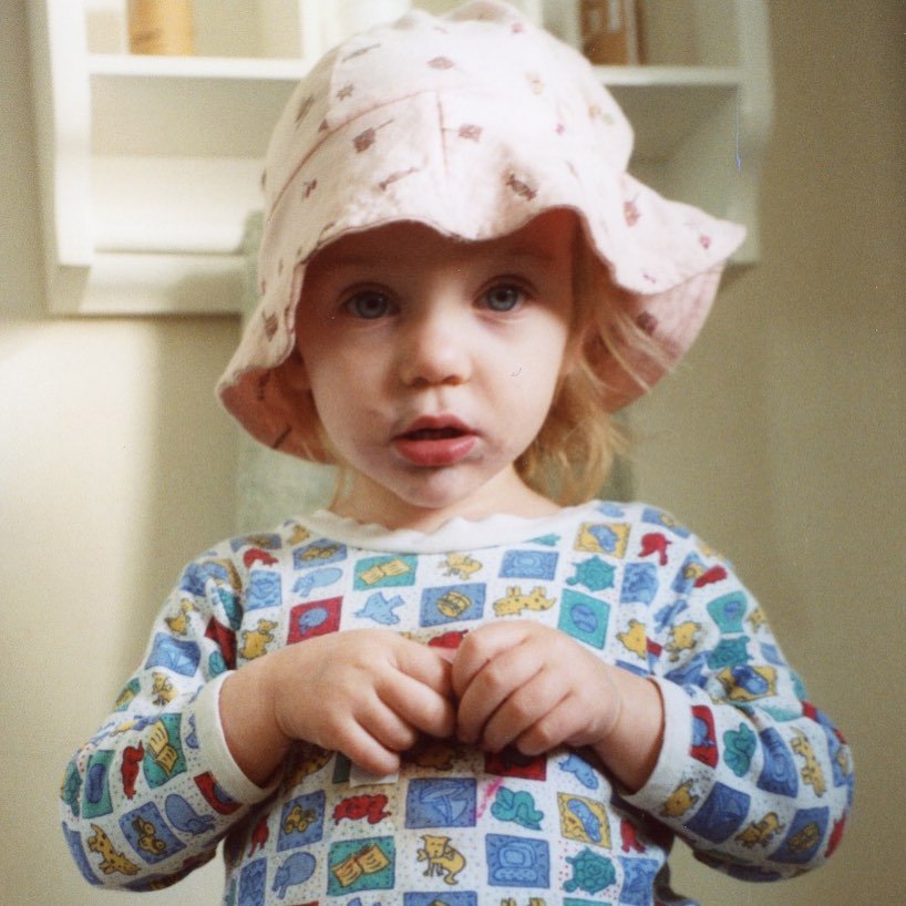 Billie Eilish as a little girl.