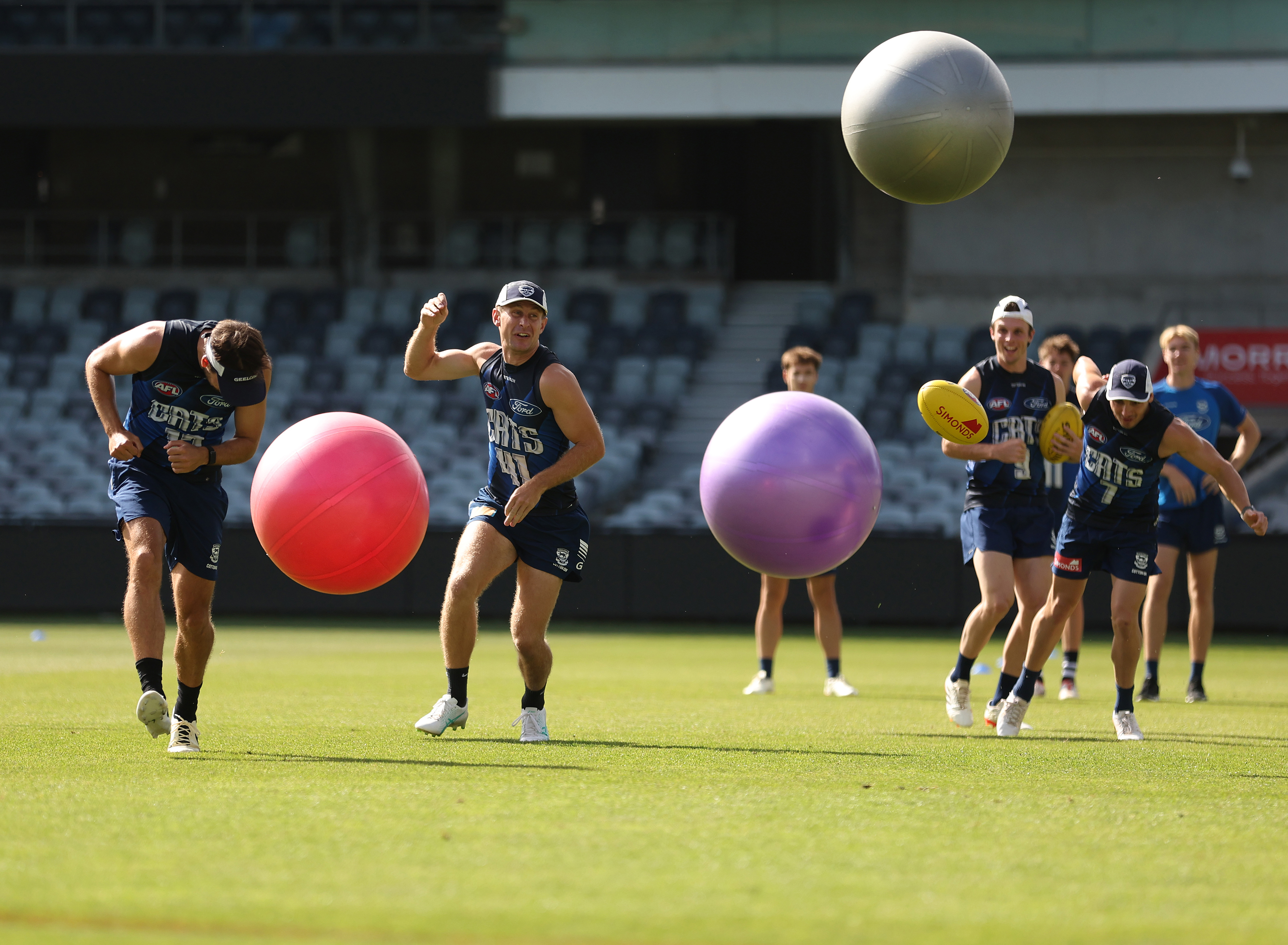 Geelong's next generation are raising hopes of a September comeback.