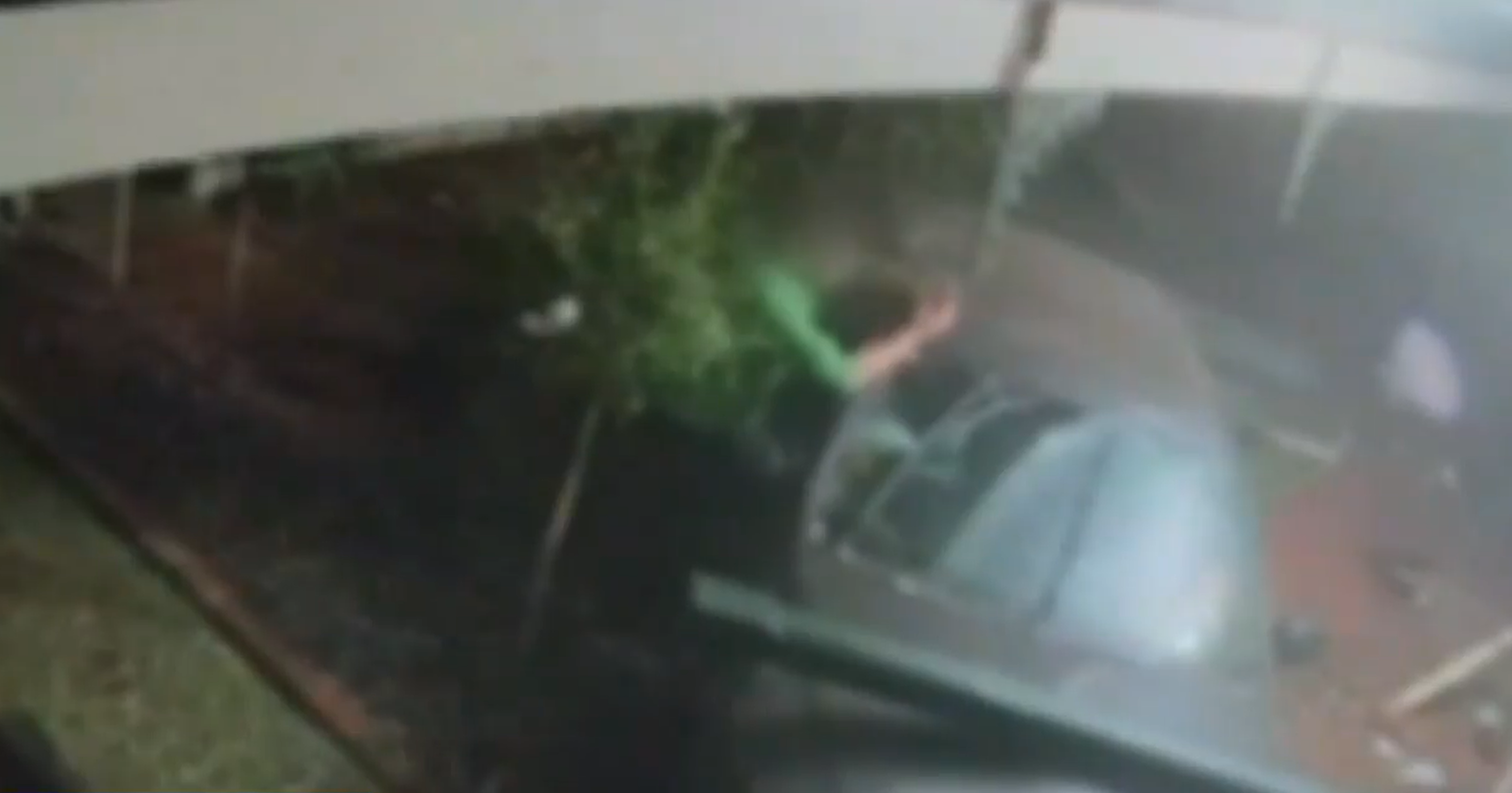 Driver crashes into home, leaving trail of destruction