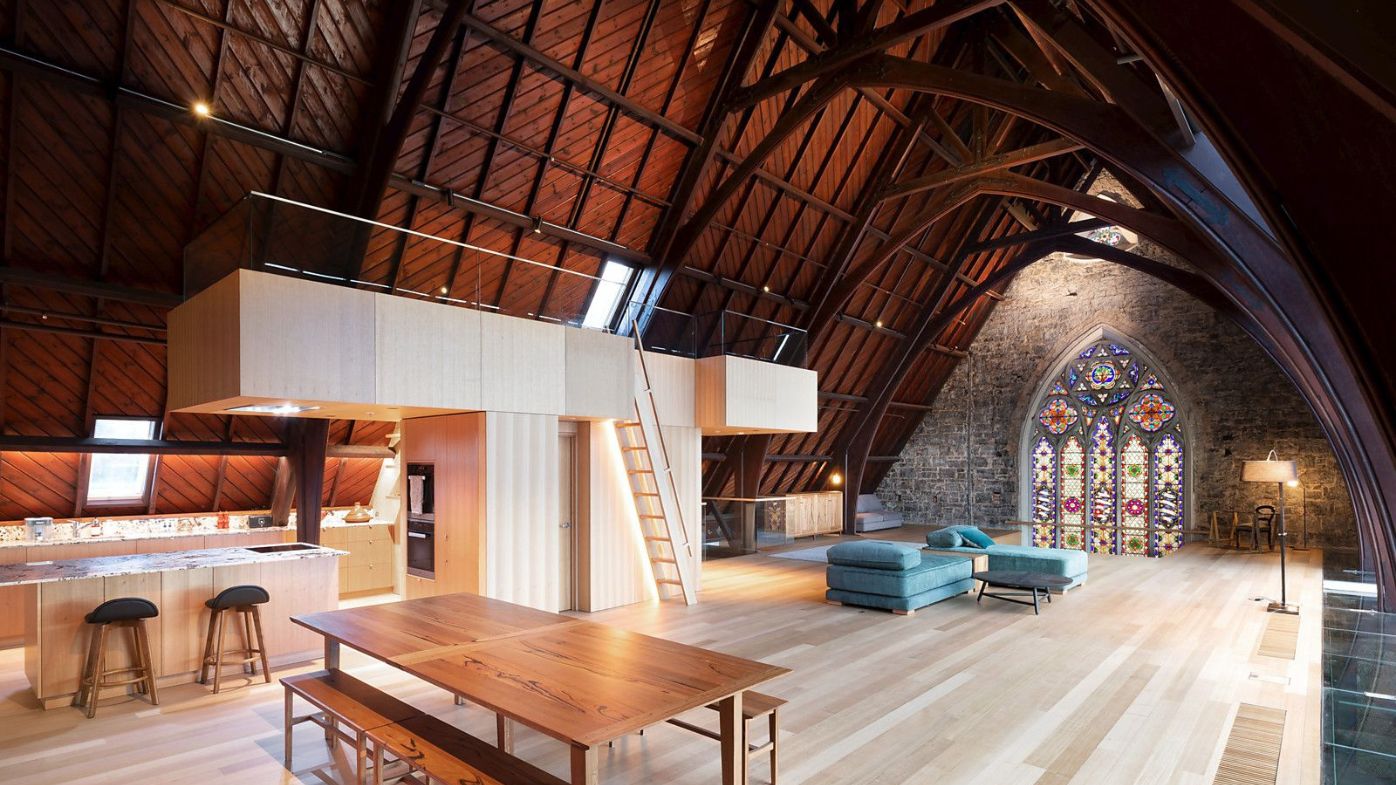 Unusual Church conversion Melbourne home property real estate market 