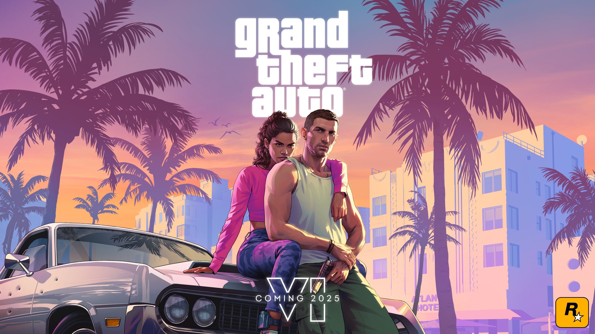 The Grand Theft Auto VI release poster.