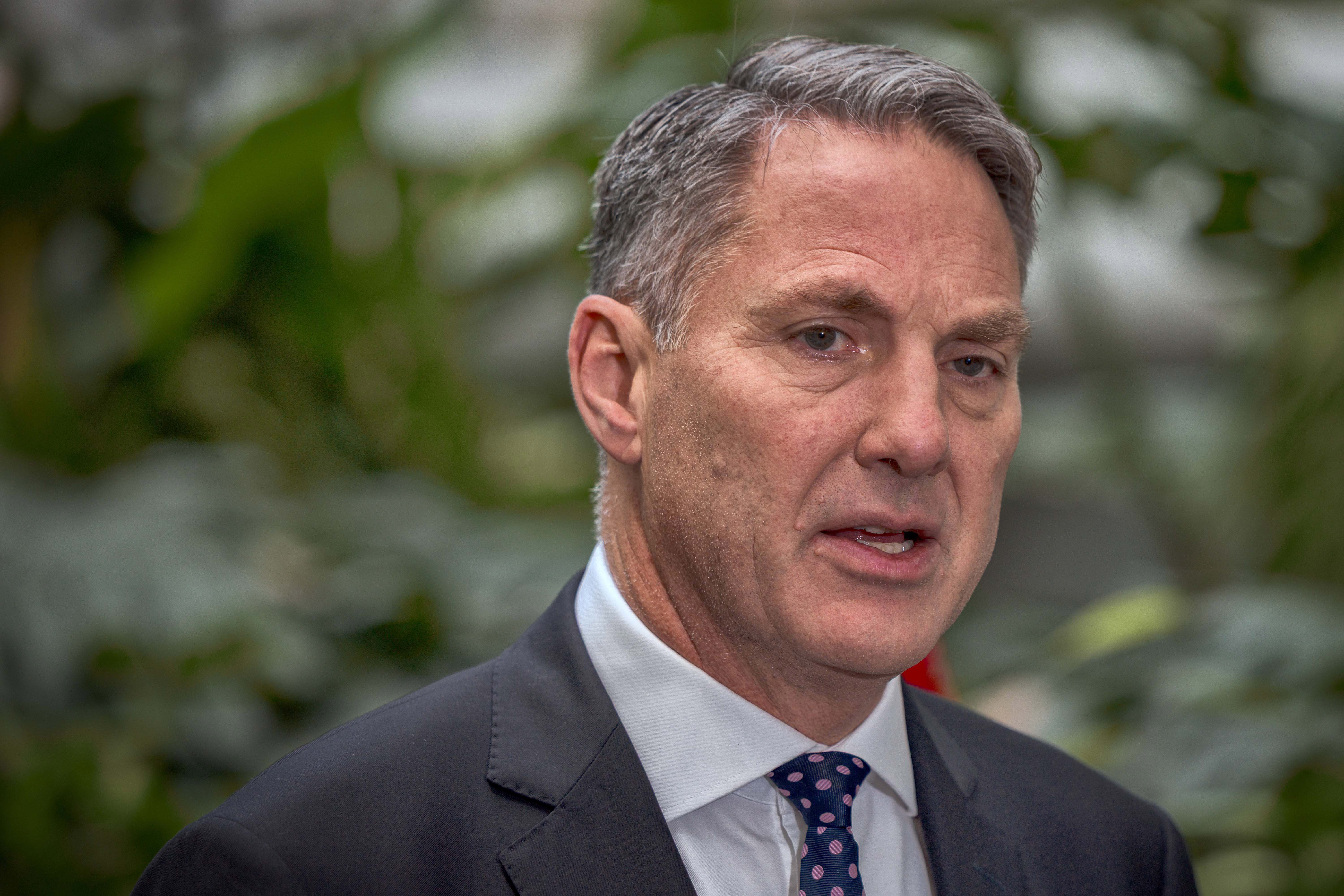 Defence Minister Richard Marles was in Singapore with his American and British counterparts.