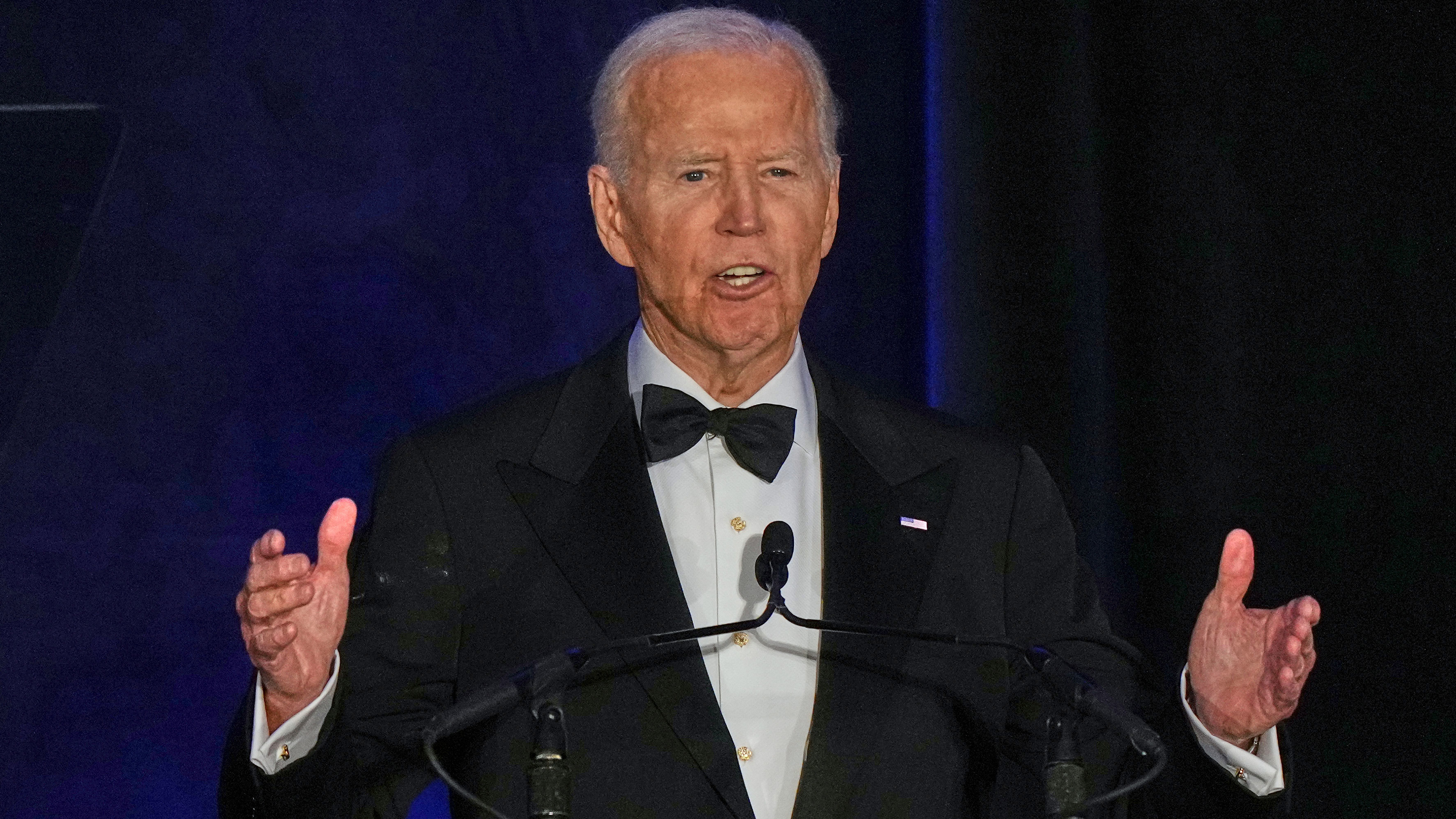 Former President Joe Biden speaks during the National Bar Association's 100th Annual Awards Gala in Chicago, July 31, 2025. 