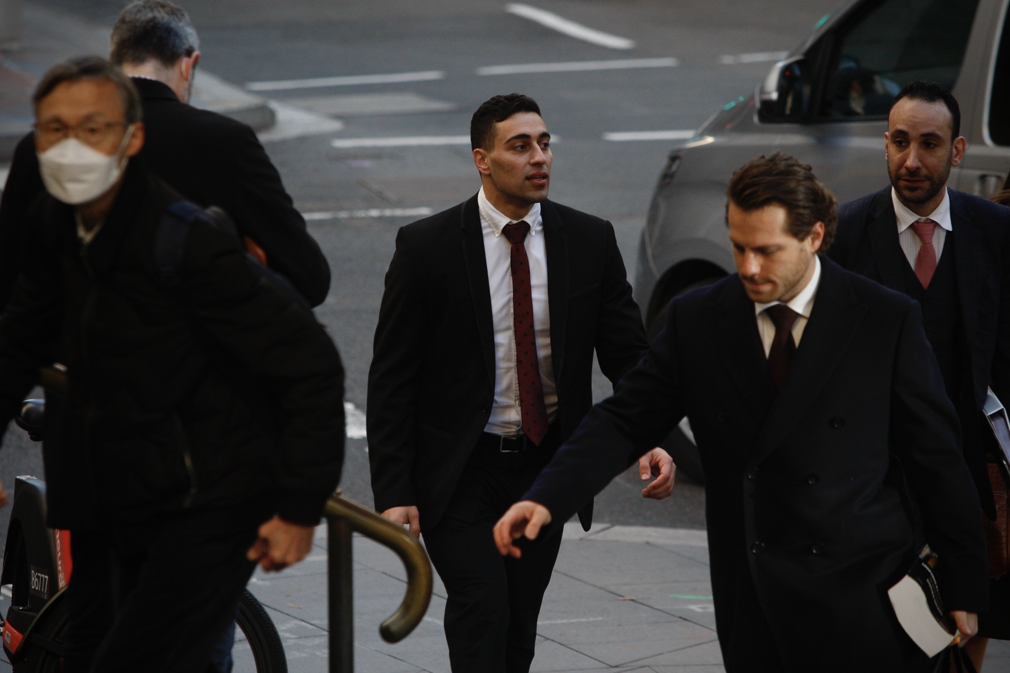 Jon-Bernard Kairouz, TiK Tok personality, arrives at the Downing Centre Court. Photograph taken Wednesday 23rd June 2022.