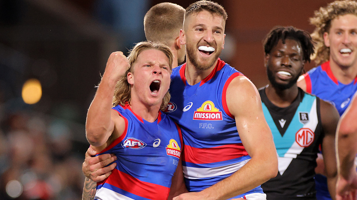 Cody Weightman and Marcus Bontempelli