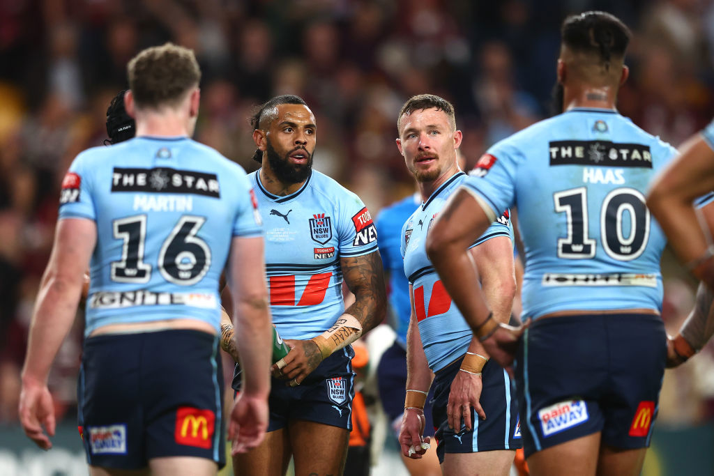 State of Origin 2024 NSW Blues team, who could come in and out for the  Blues, Dylan Edwards, James Tedesco, Nathan Cleary