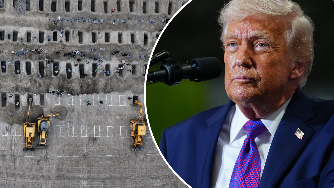 Trump denies knowledge of report blaming US for school bombing