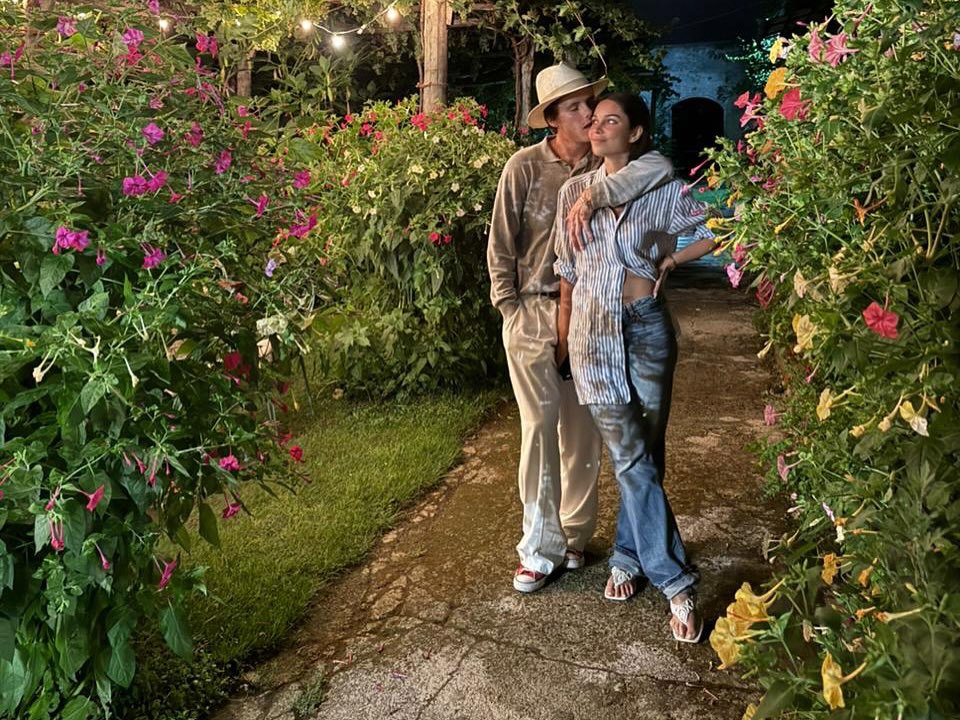 Cruz Beckham and Jackie Apostel