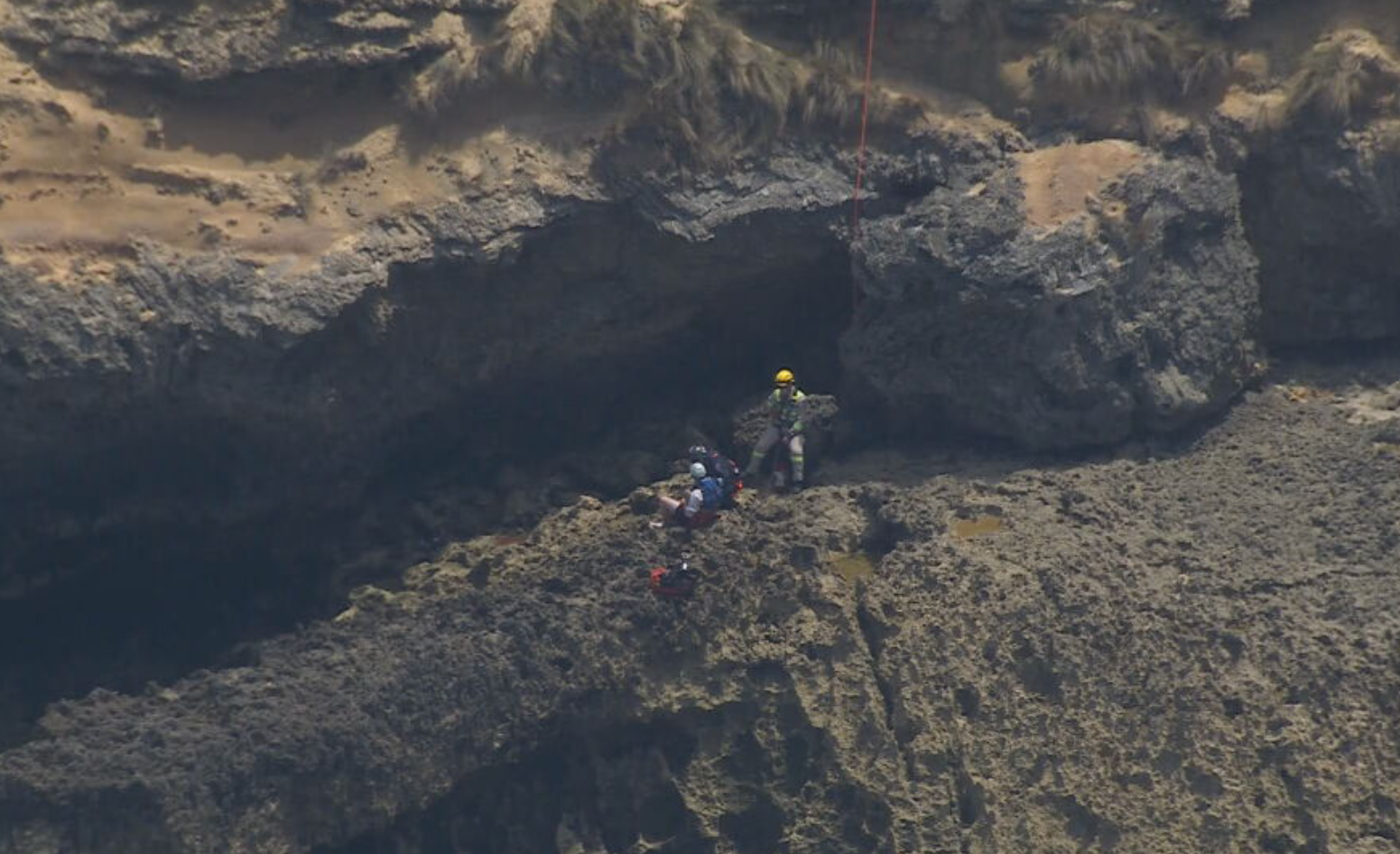 A specialist Air Ambulance helicopter was deployed to Diamond Bay in Sorrento just after 10am today following reports the teen had fallen about three metres.