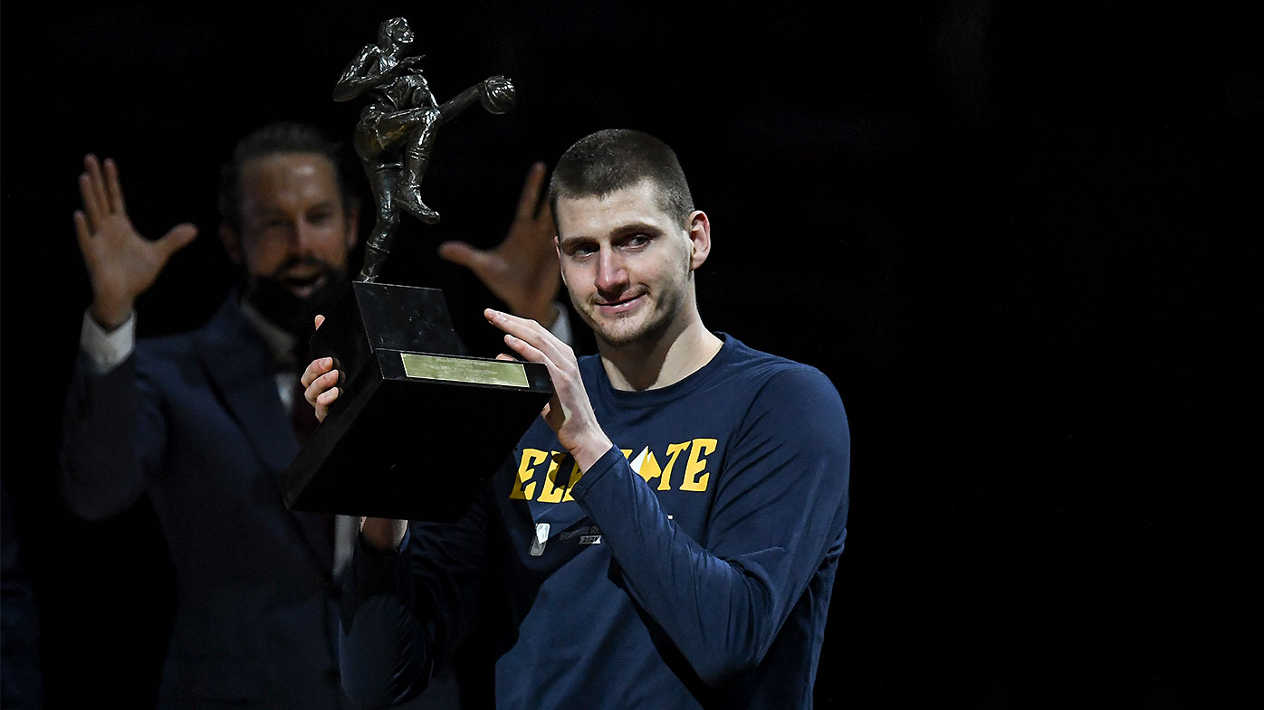 NBA Nikola Jokic MVP ceremony ruined as Phoenix Suns take 30 lead