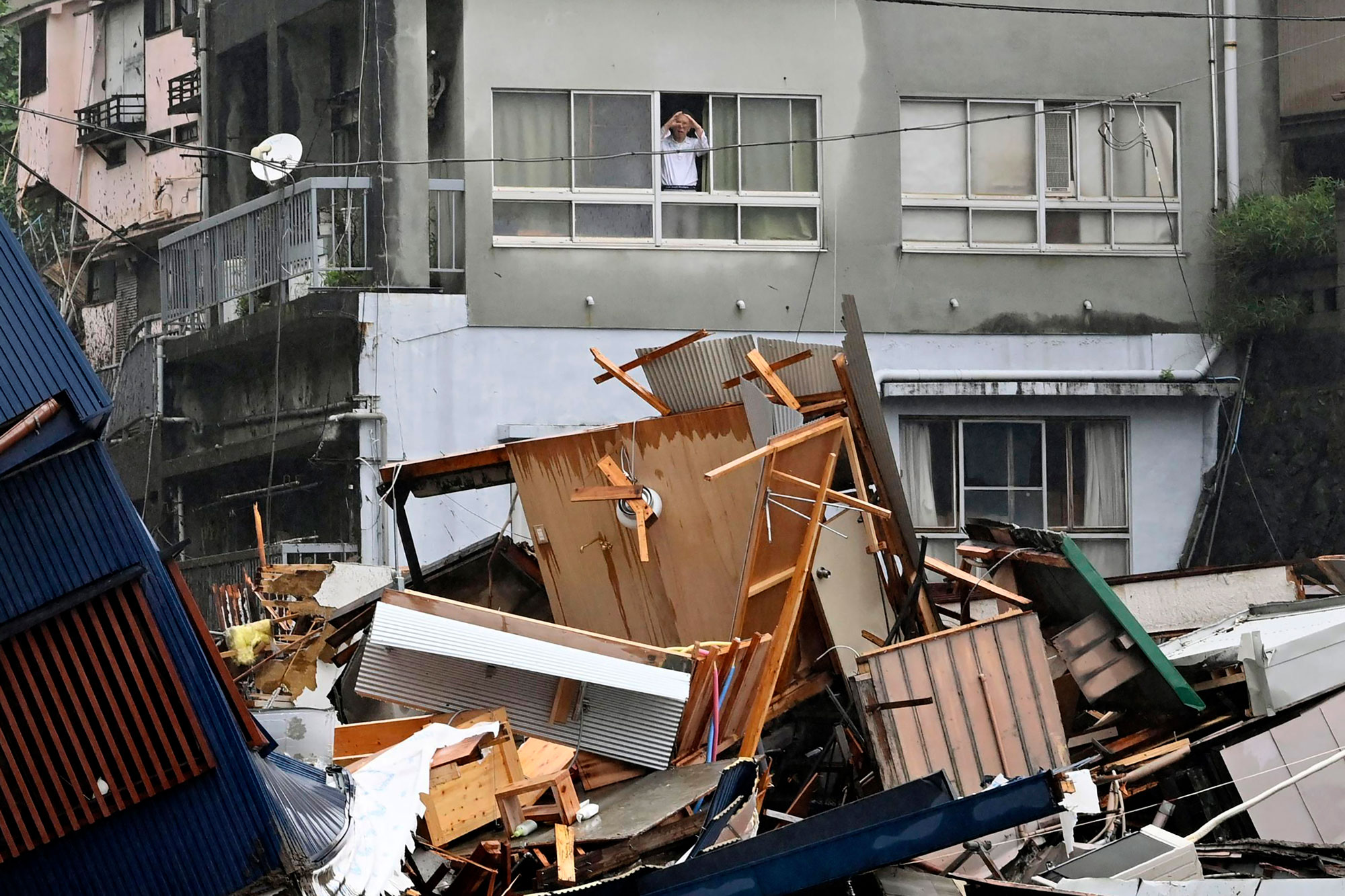 At least 20 people are missing after the mudslide hit the coastal city.