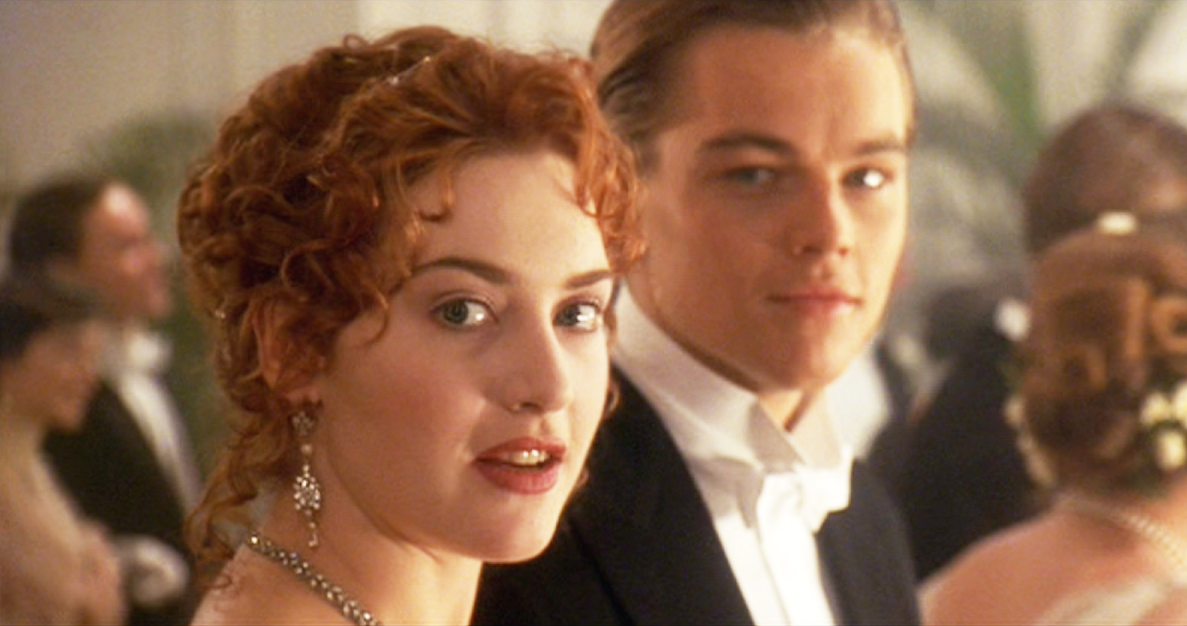 Kate Winslet and Leonardo DiCaprio in Titanic