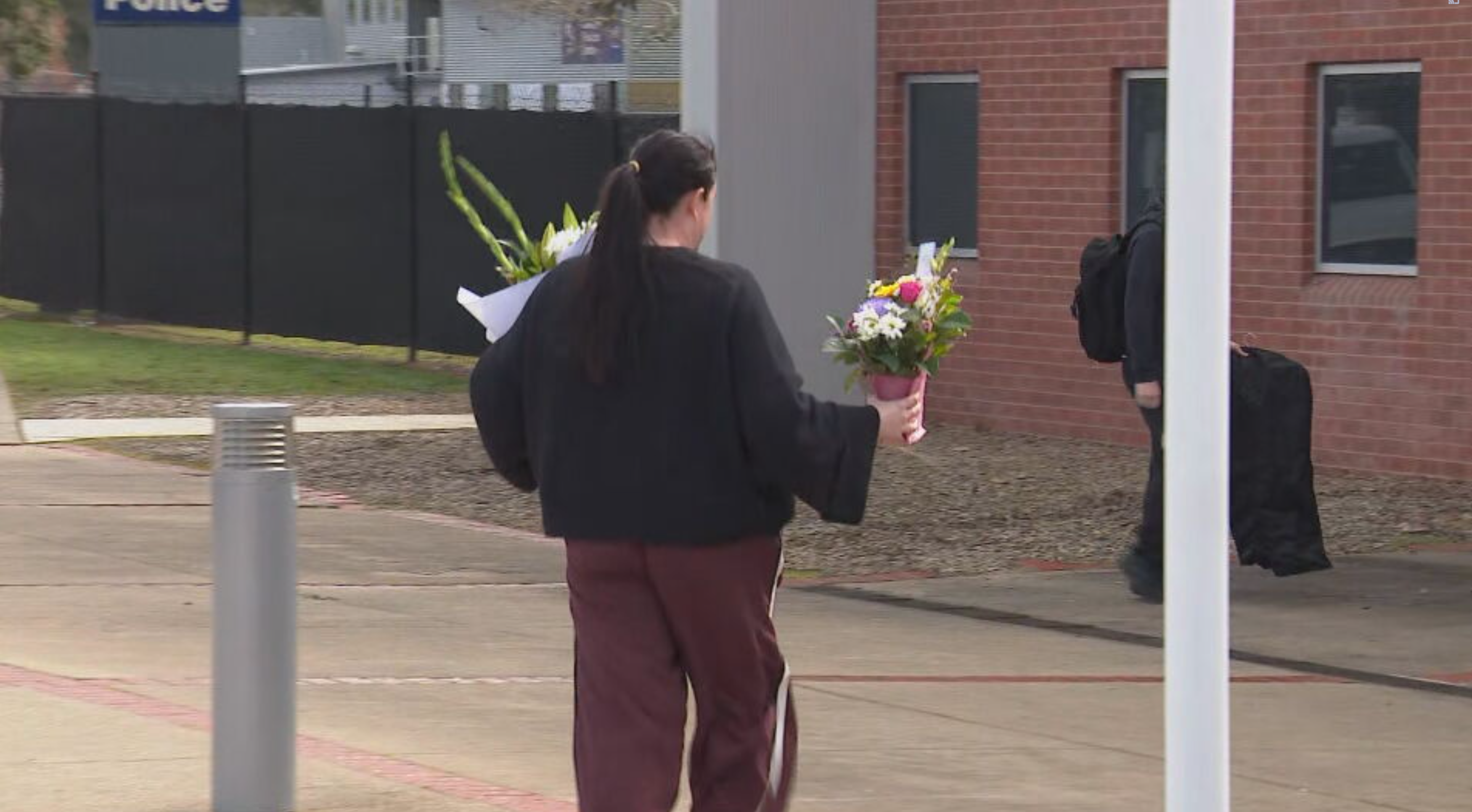 Community members and loved ones were seen paying their tributes at the local station throughout the day.
