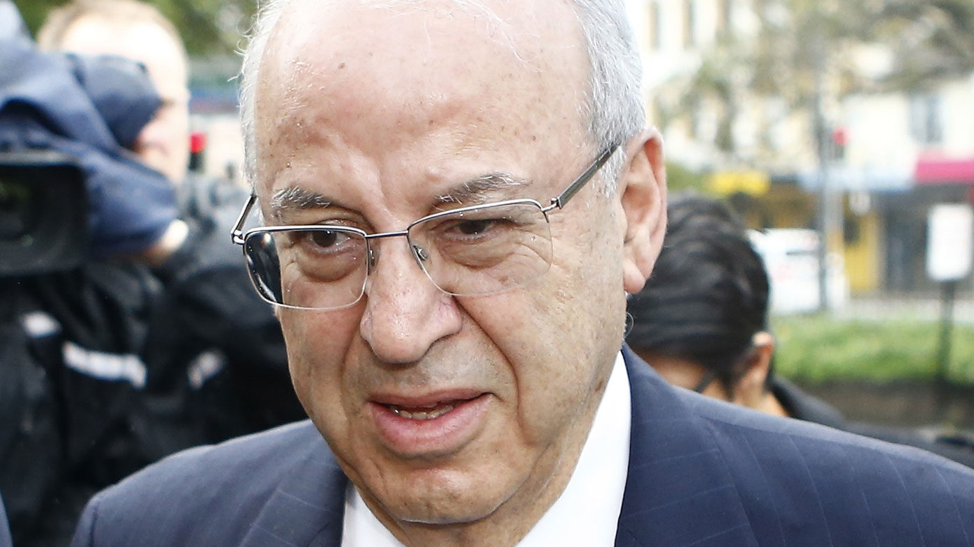 Eddie Obeid pictured outside court before he was sentenced in 2016.