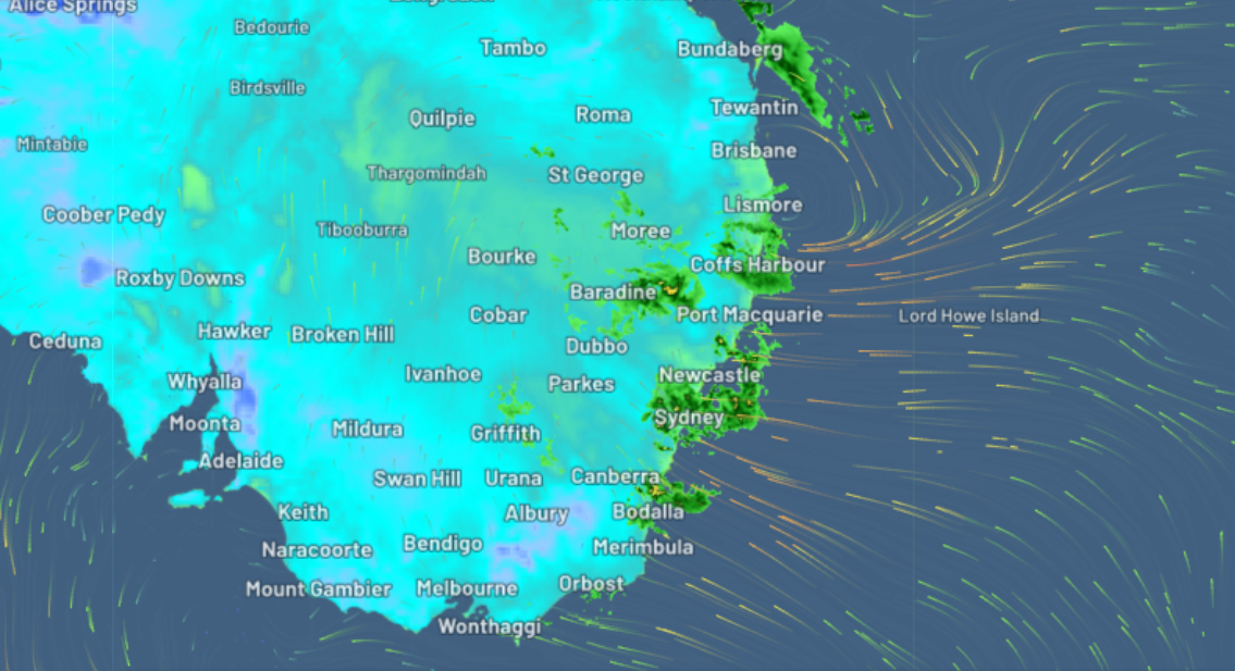 Storm map as of 6am 