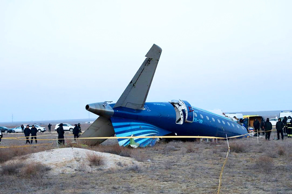 Azerbaijan Airlines' Embraer 190 crashed while trying to land in Aktau, Kazakhstan.
