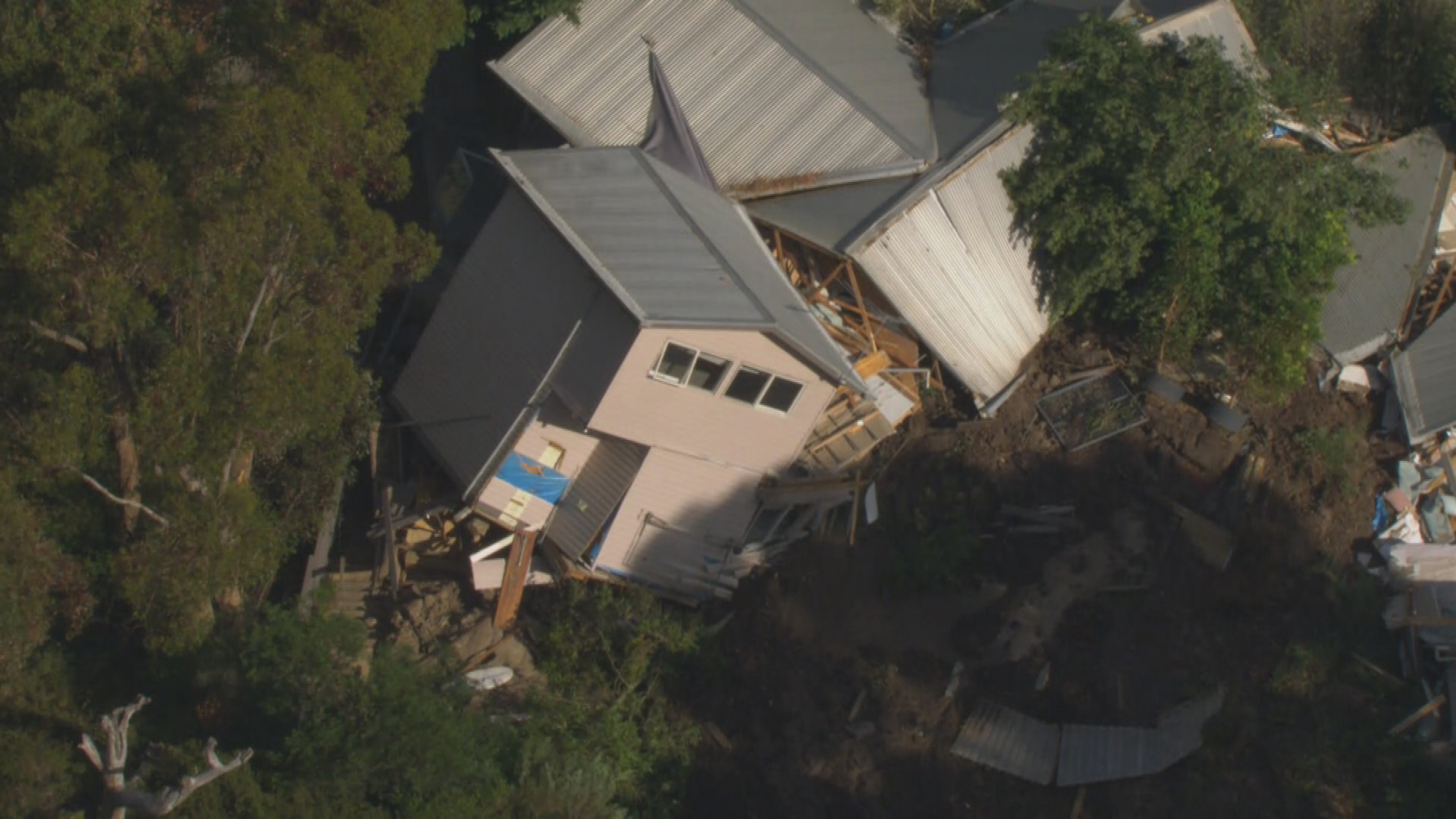 Five more families have been ordered to evacuate from where a landslide occurred in Victoria, with authorities still unsure what caused the ground to give way.