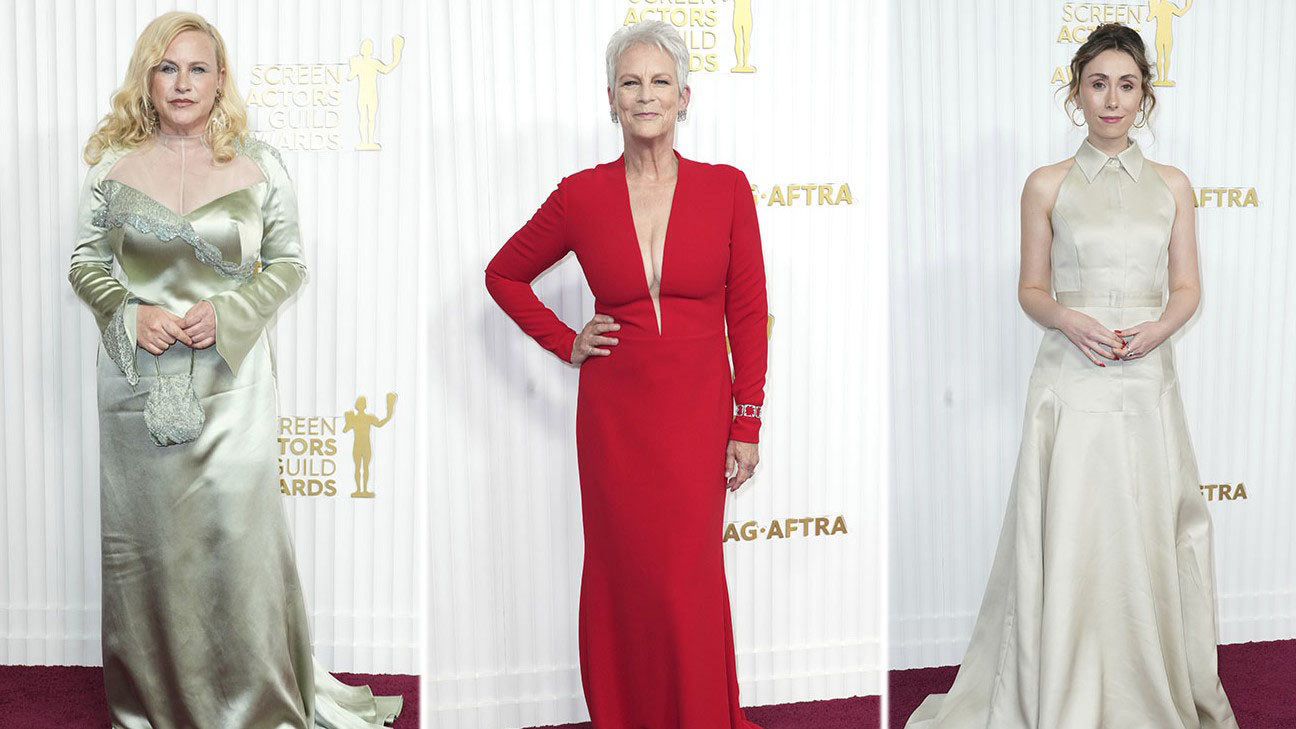 SAG Awards 2023 live red carpet: All the celebrity outfits