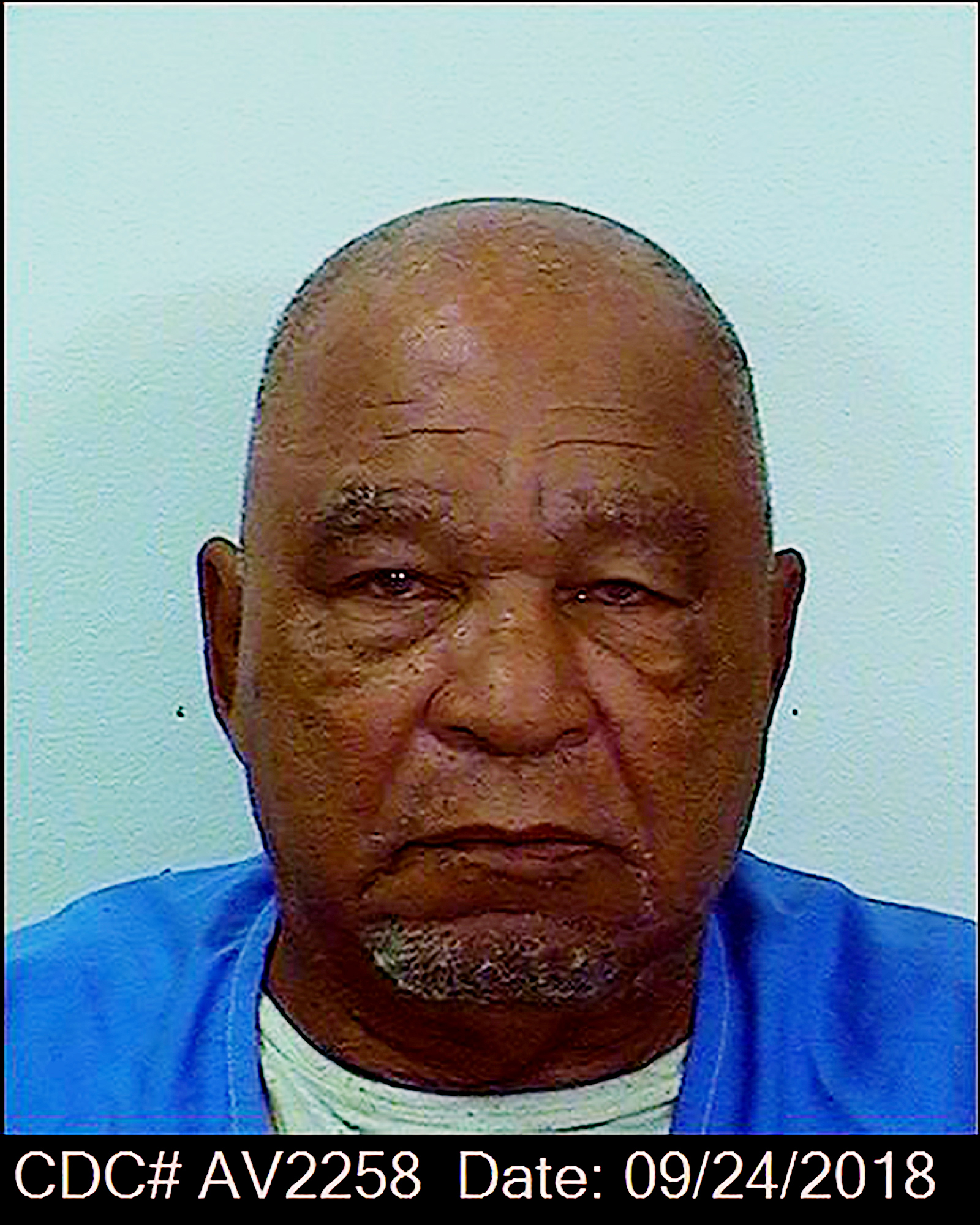 This September 24, 2018 booking photo provided by the California Department of Corrections shows Samuel Little. Authorities say Little was the most prolific serial killer in US history.