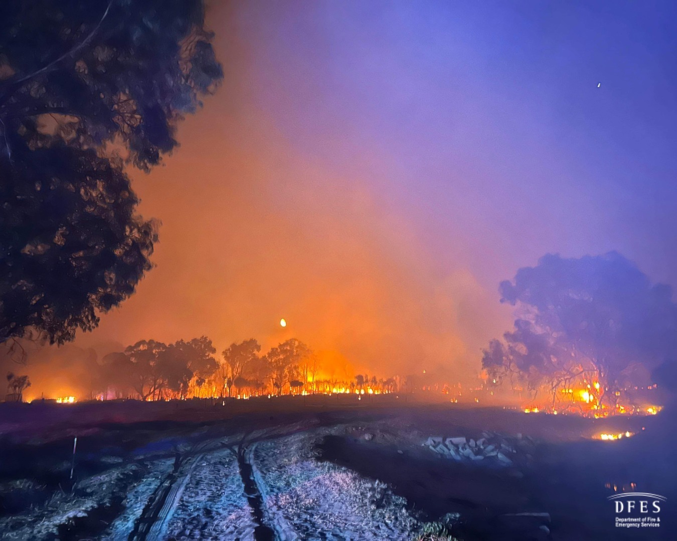 Perth bushfire