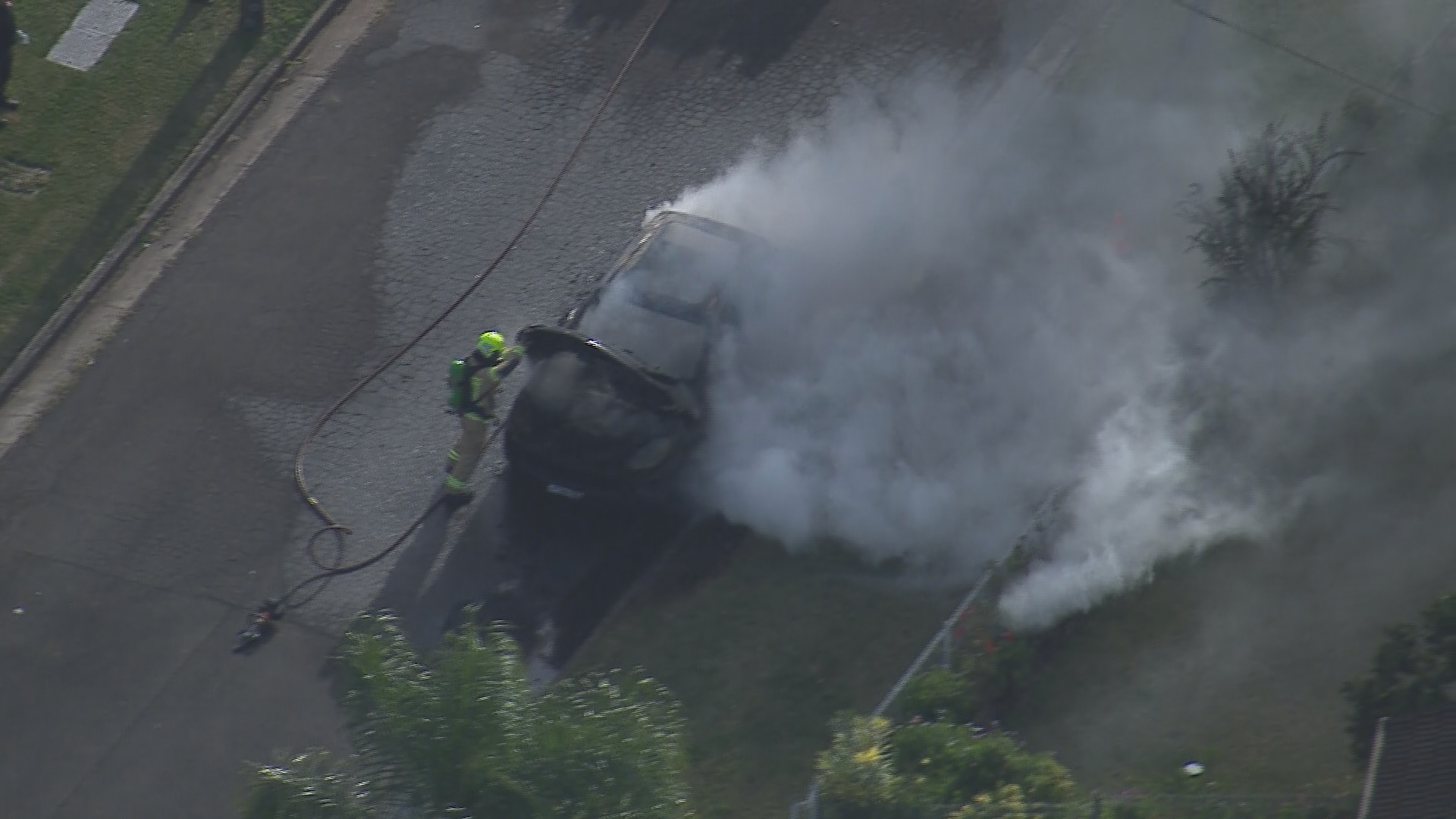 Three arrested after shooting in Sydney’s south west, car torched 