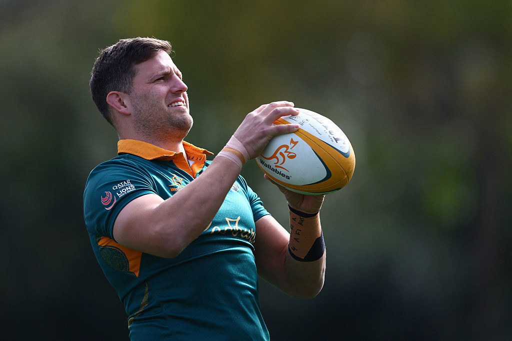 David Porecki during an Australia training session.