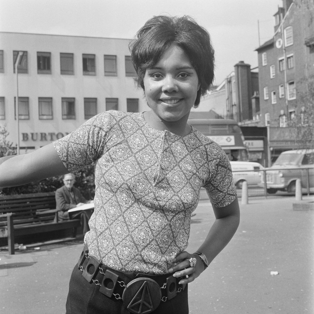 English actress Cleo Sylvestre in London on 4th May 1970. (Photo by Evening Standard/Hulton Archive/Getty Images)