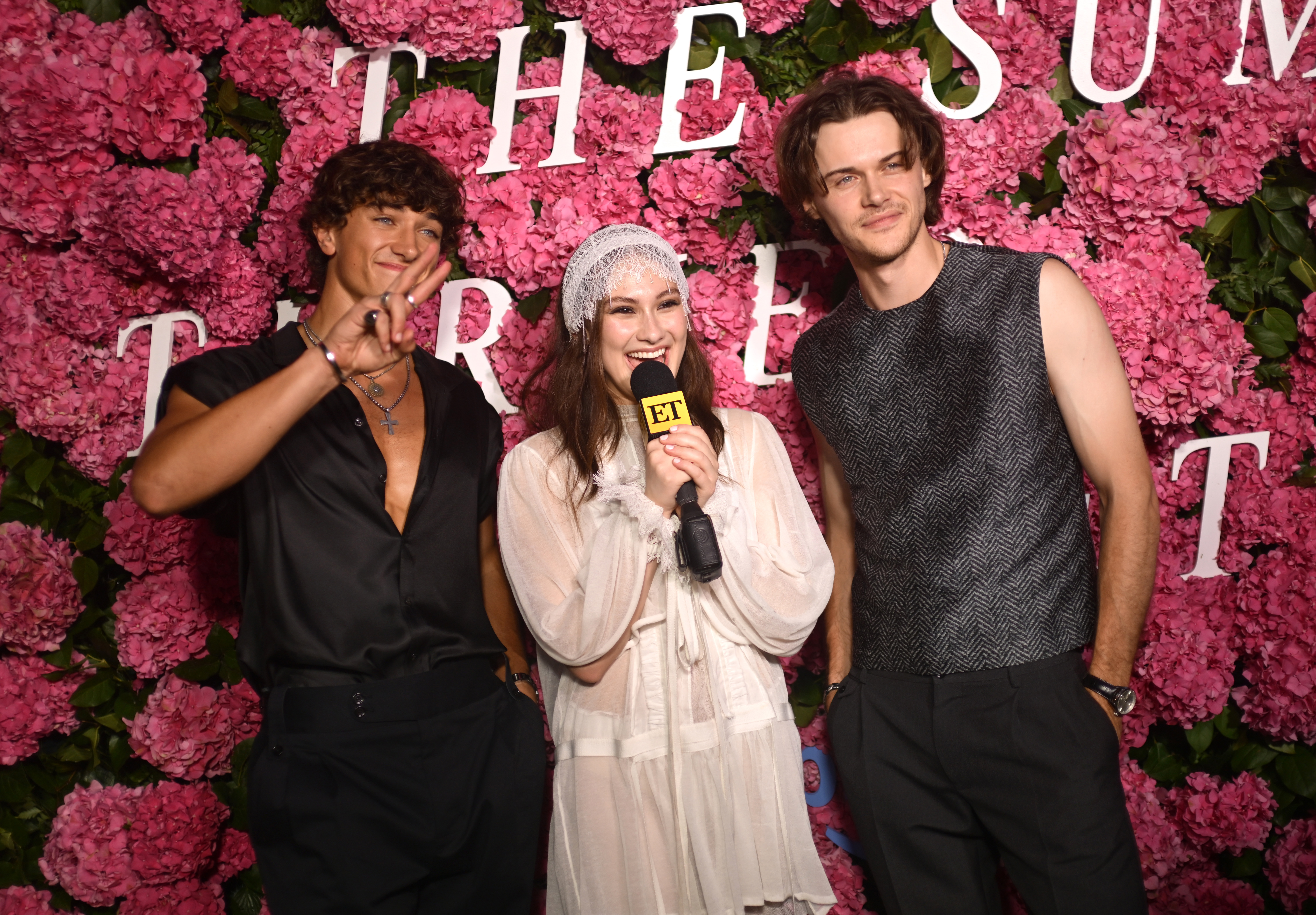Gavin Casalegno, Lola Tung and Chris Briney