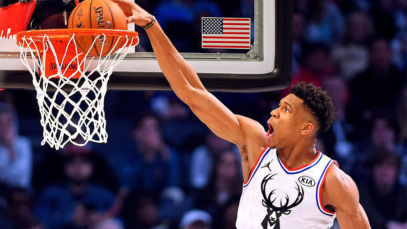 NBA: Giannis Antetokounmpo dunk electrifies NBA All-Star ...