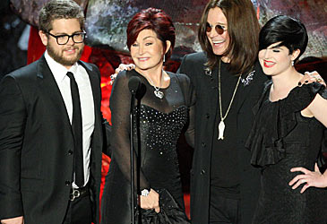 The Osbournes at awards event (Getty)