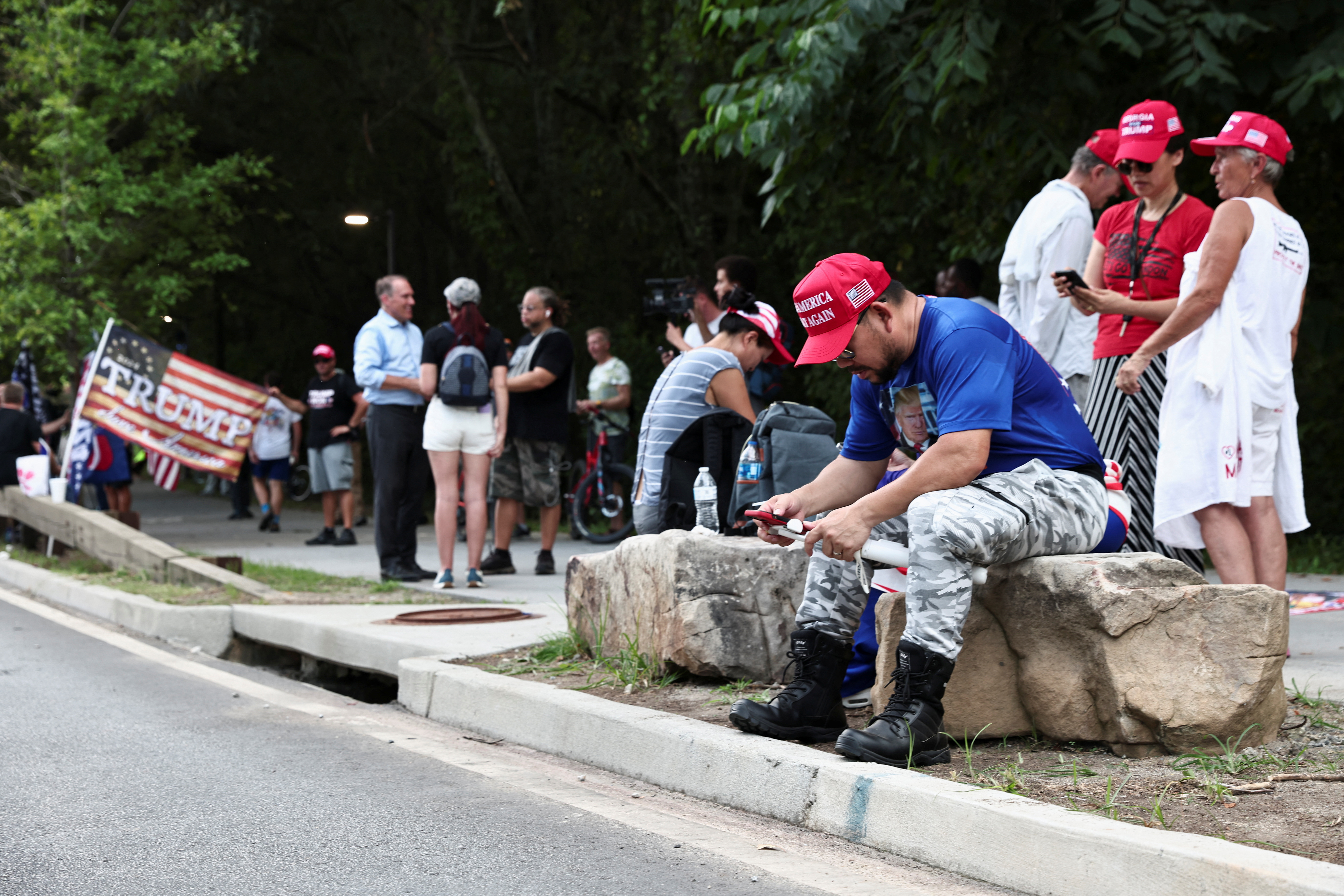 Trump supporters Georgia