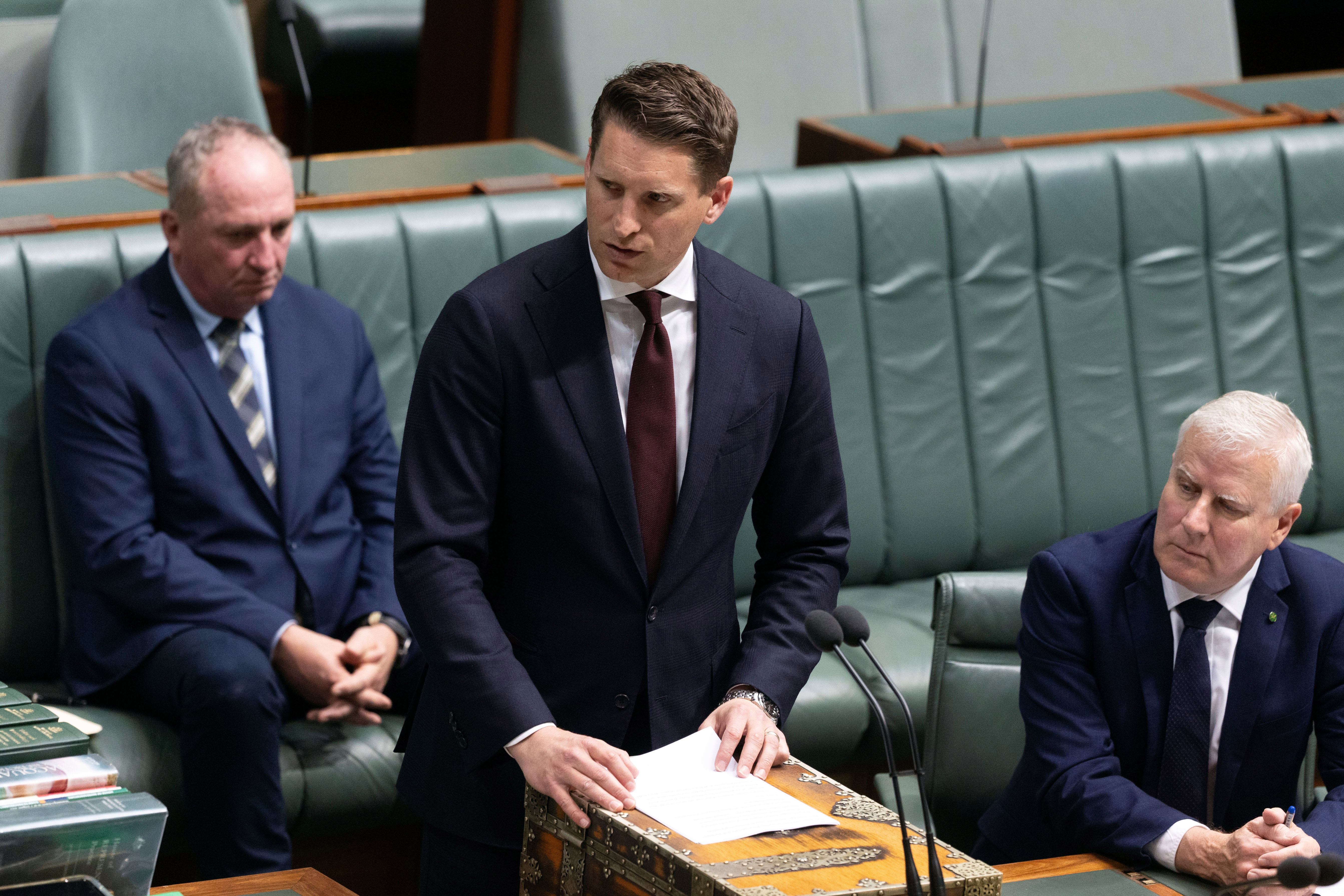 Andrew Hastie in parliament.