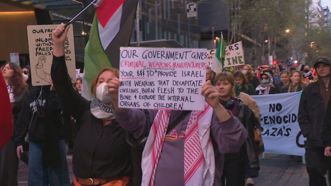 Pro-Palestine protests Melbourne